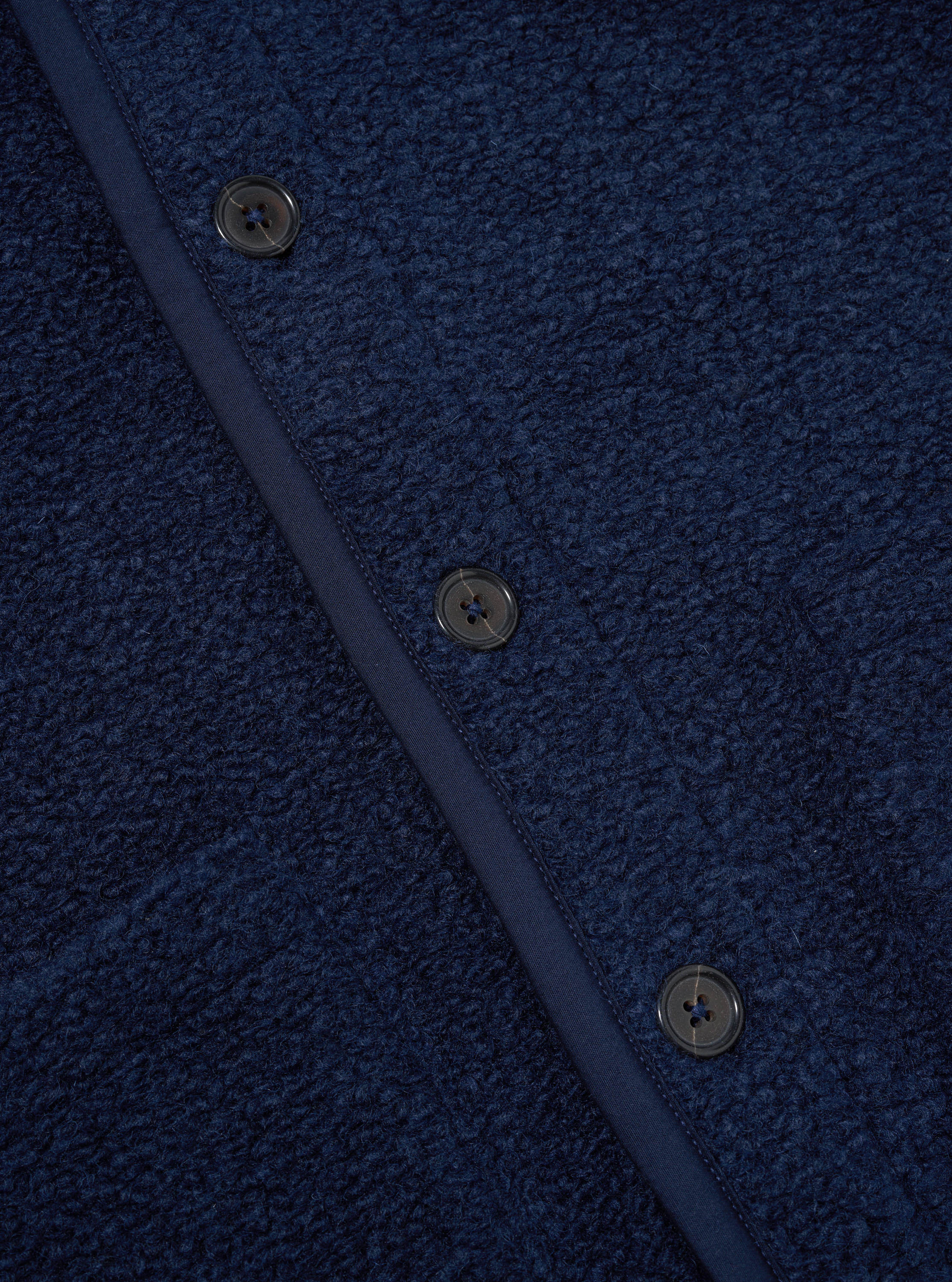 Navy Alvar Fleece Lancaster Jacket - Image 6