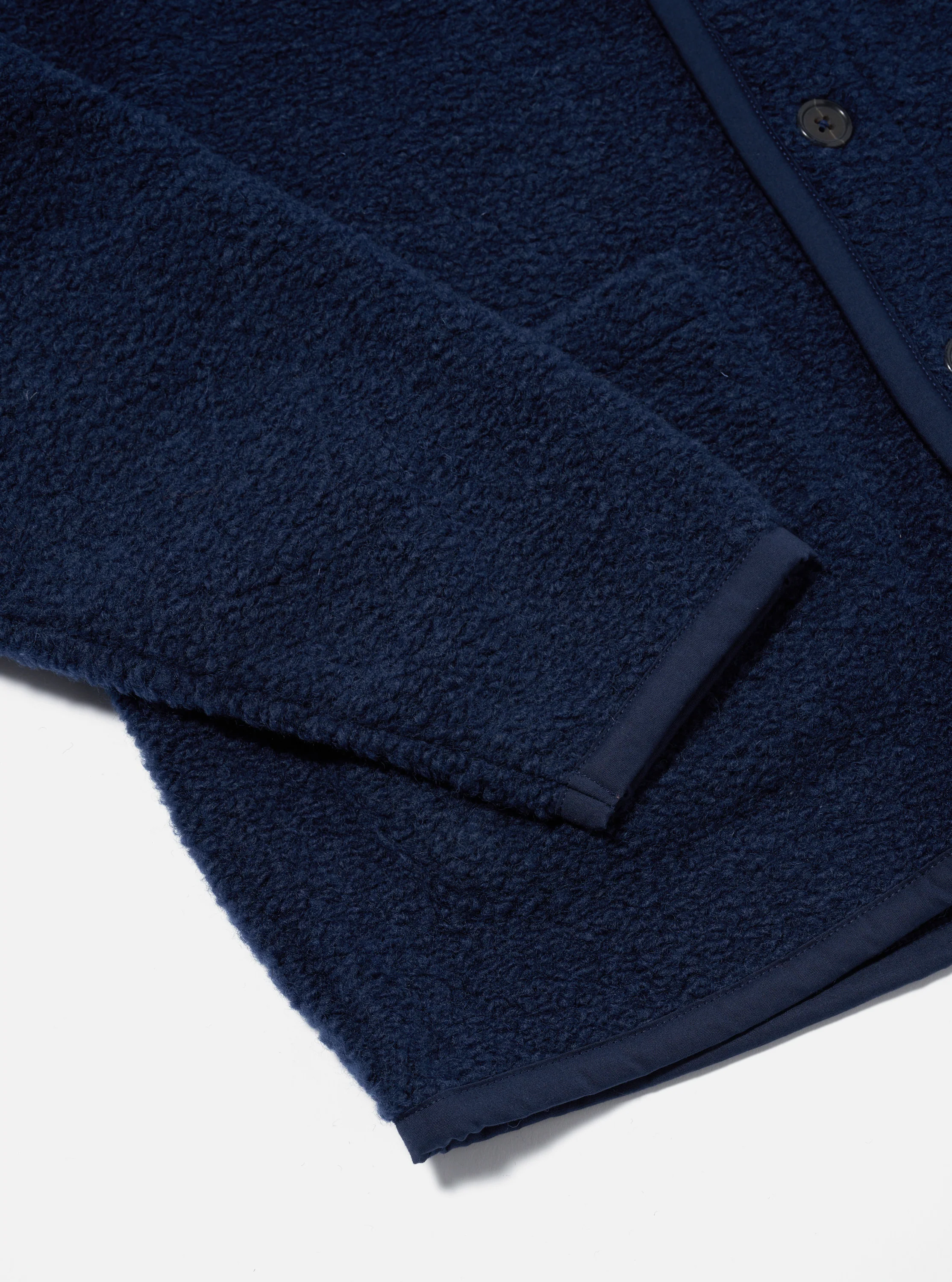 Navy Alvar Fleece Lancaster Jacket - Image 7