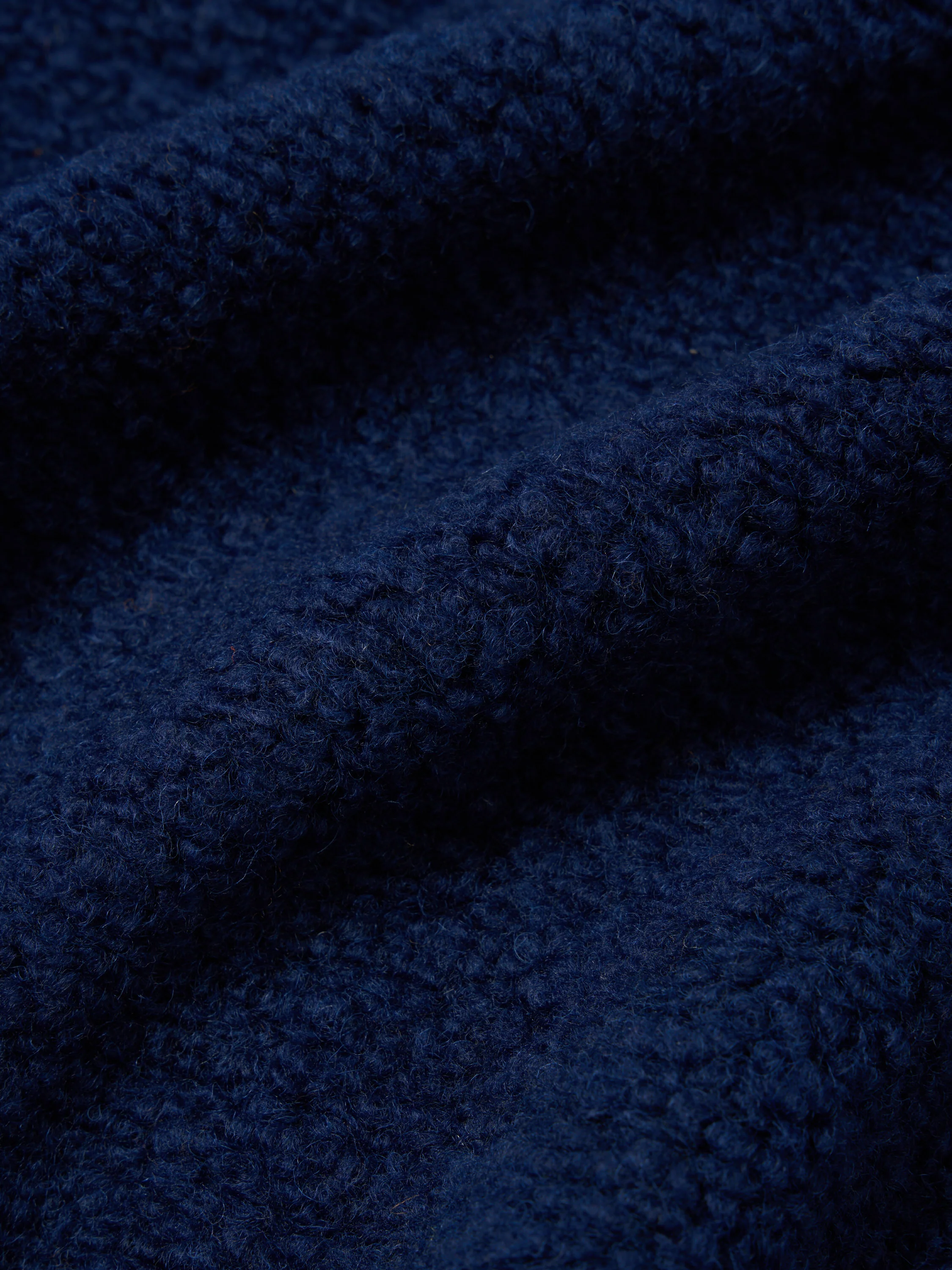 Navy Alvar Fleece Lancaster Jacket - Image 8