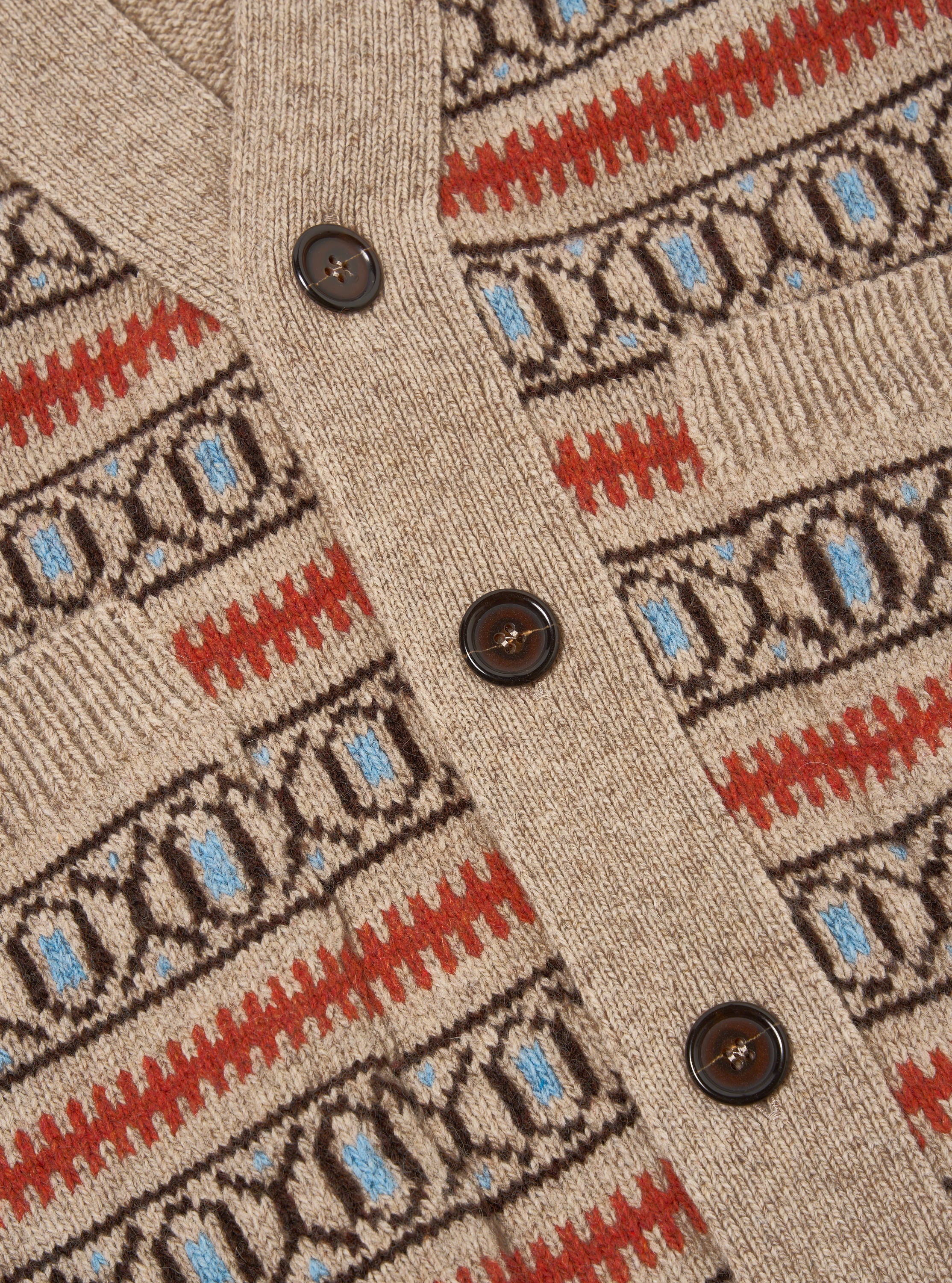 Oatmeal Eco Wool Langdale Cardigan - Image 5