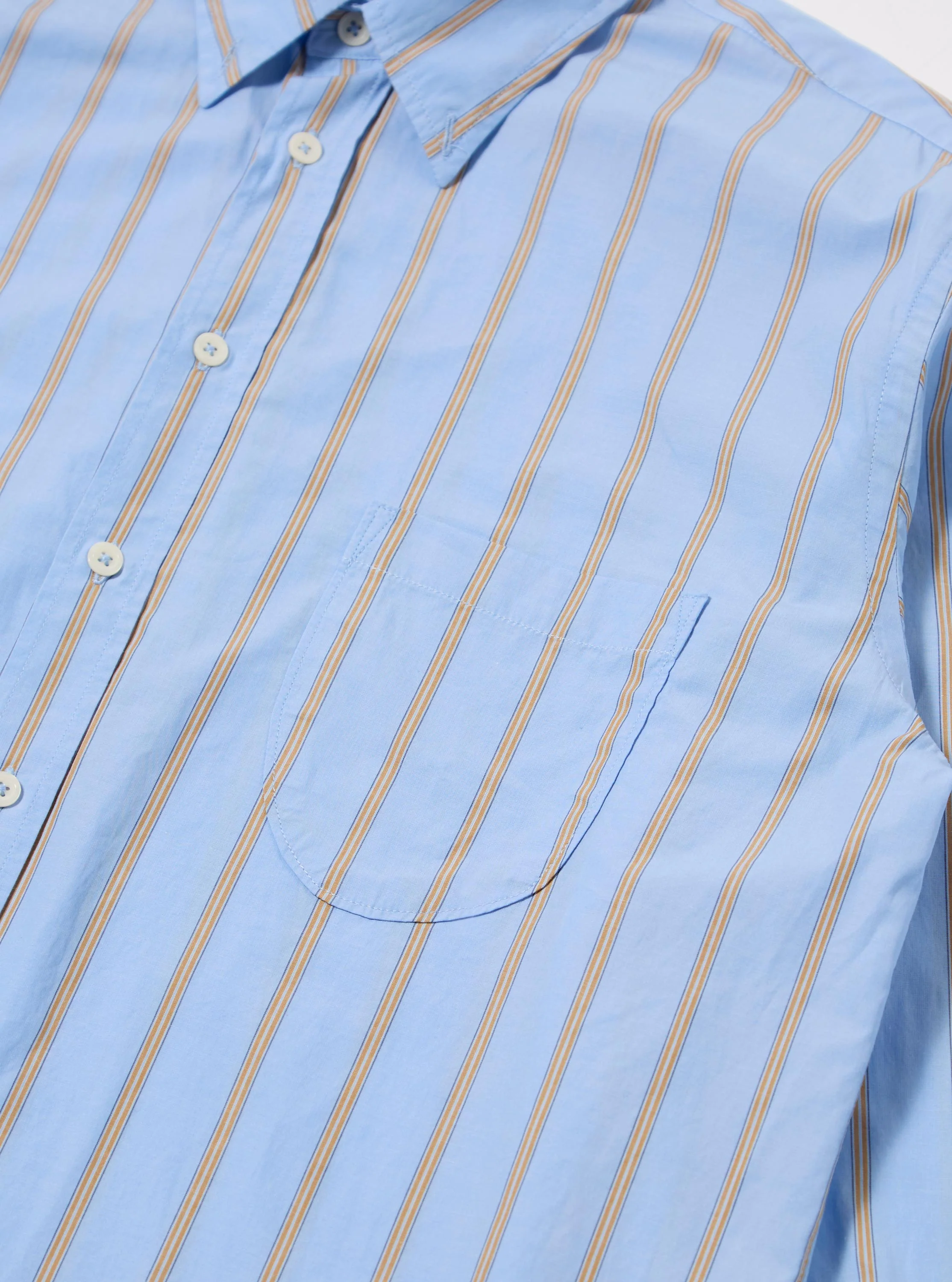 Blue Pop Stripe Four Lazy Day Shirt - Image 6