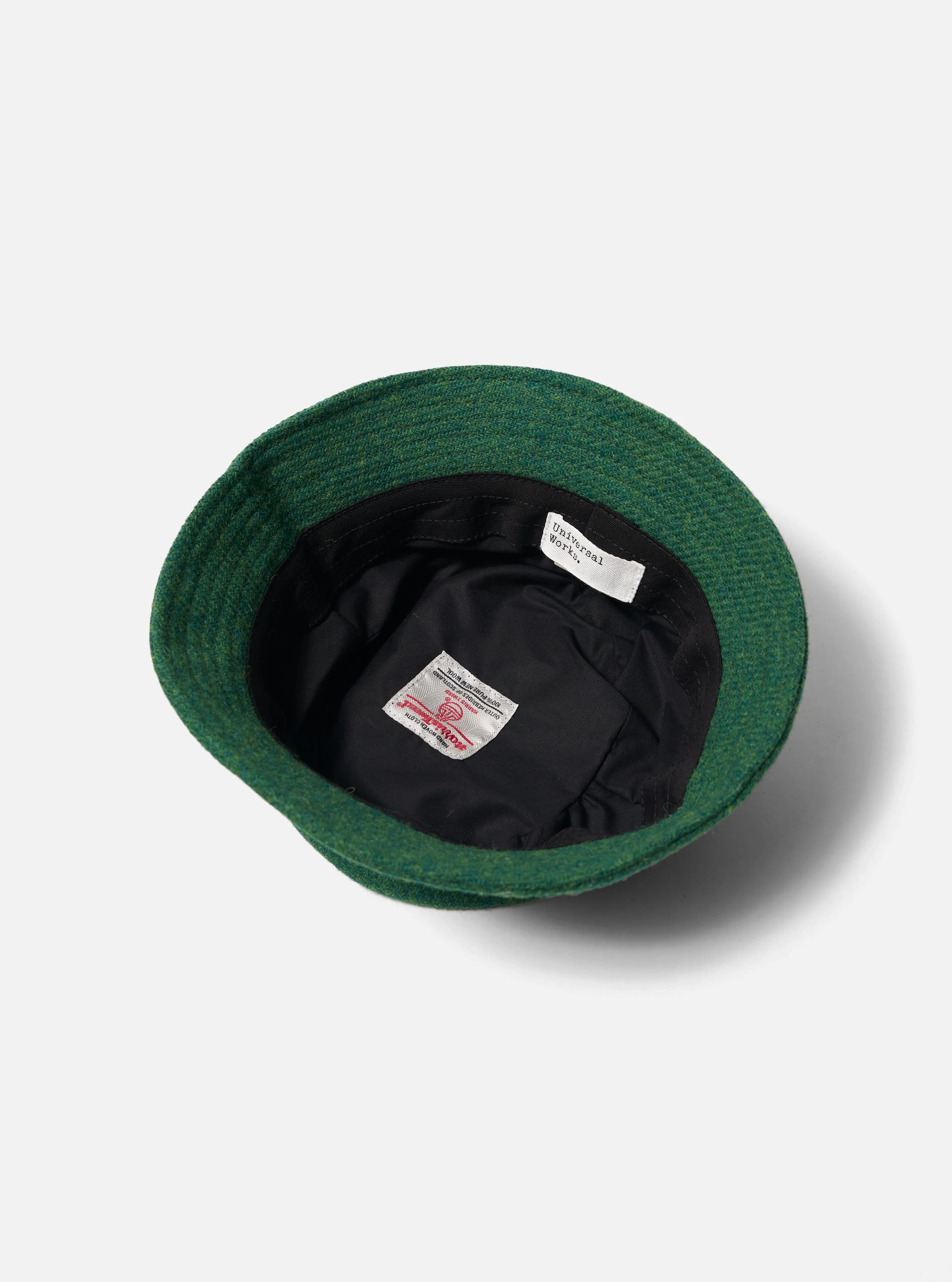 Green Harris Tweed Lewis Hat - Image 3