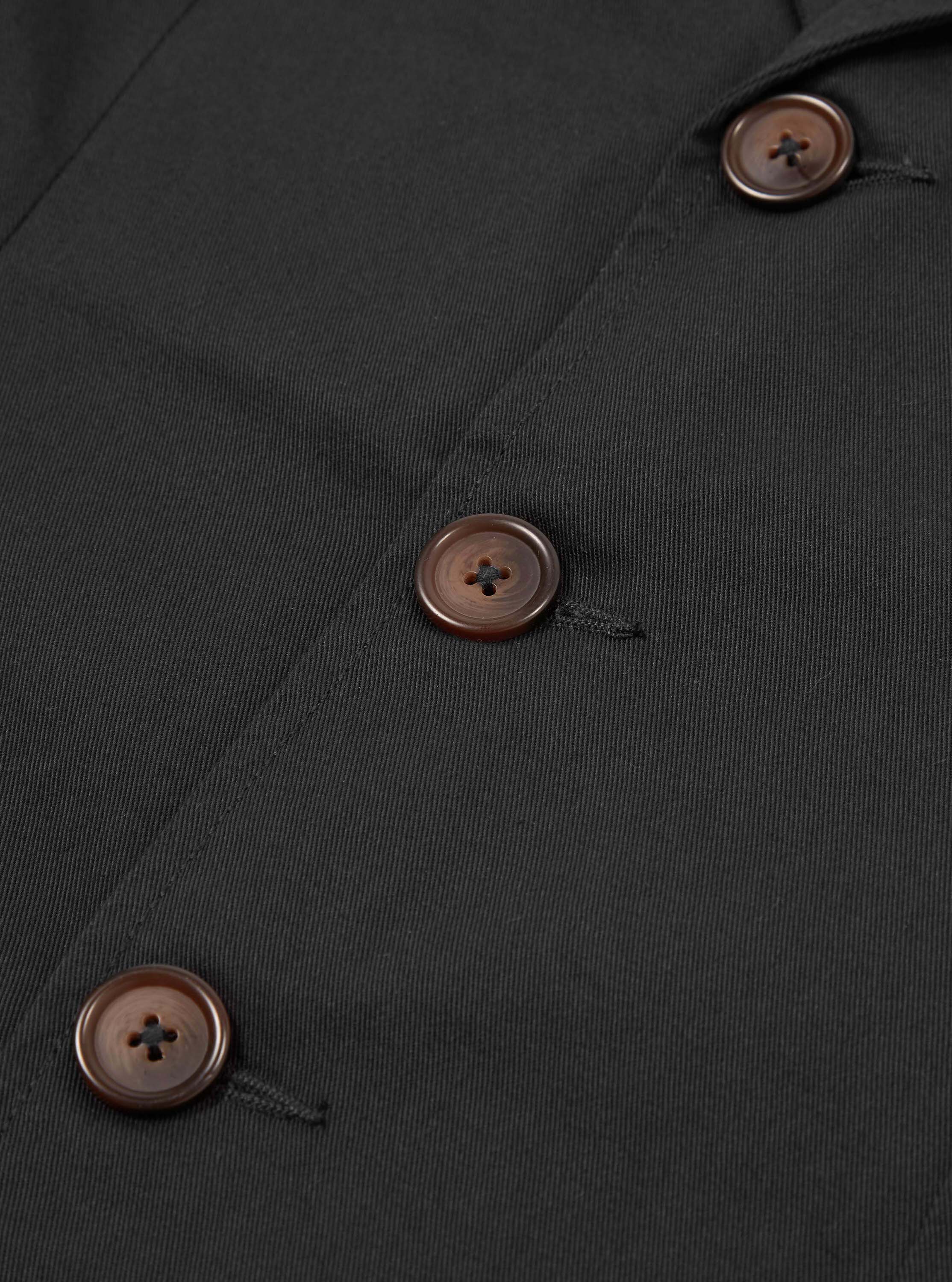 Black Twill London Jacket - Image 5