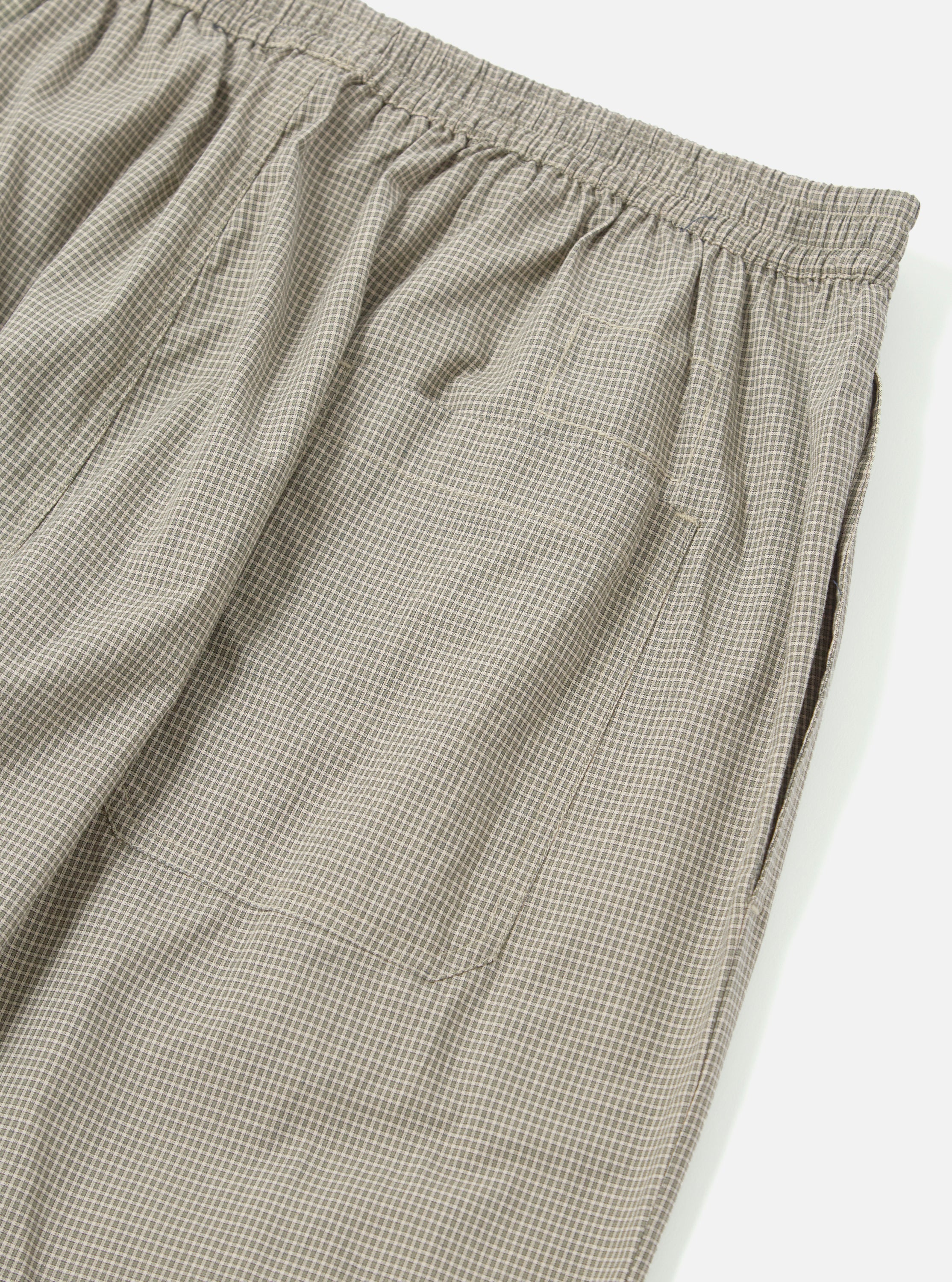 Green Tiny Check Long Pyjama Set - Image 12