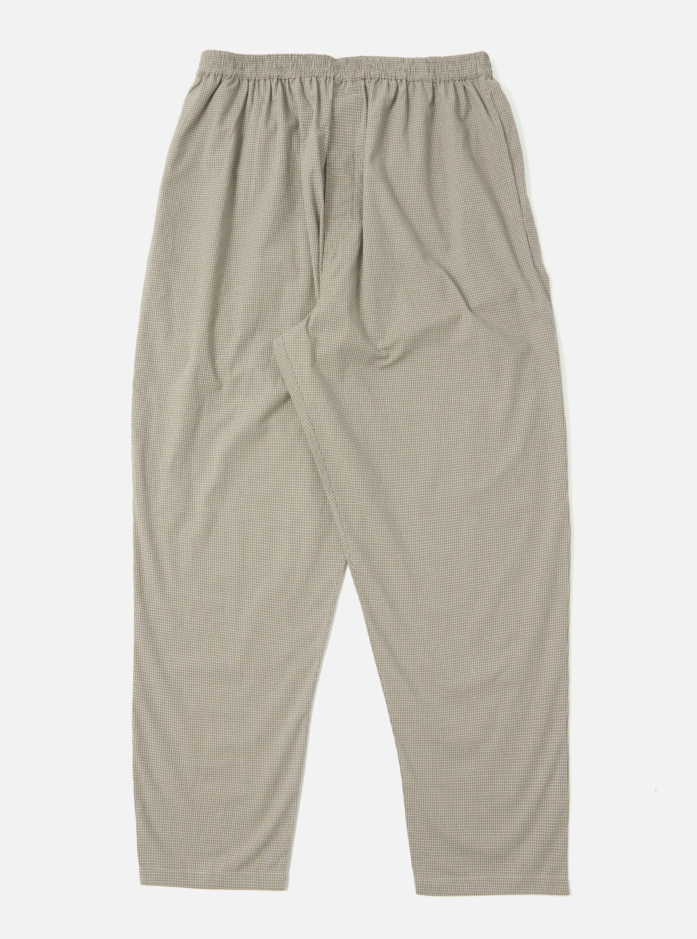 Green Tiny Check Long Pyjama Set - Image 9