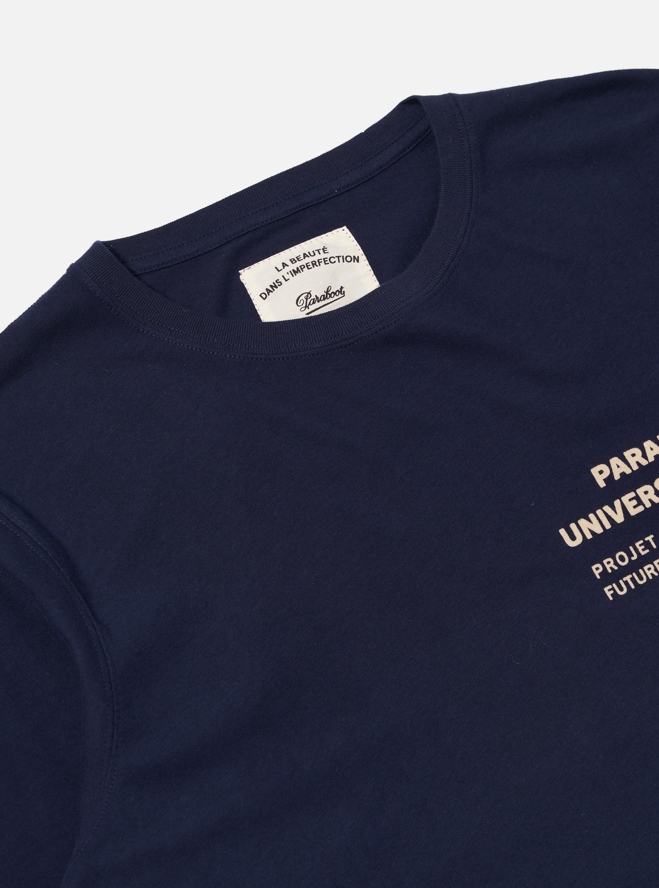 Paraboot x Universal Works Navy Single Jersey Long Sleeve Tee - Image 6