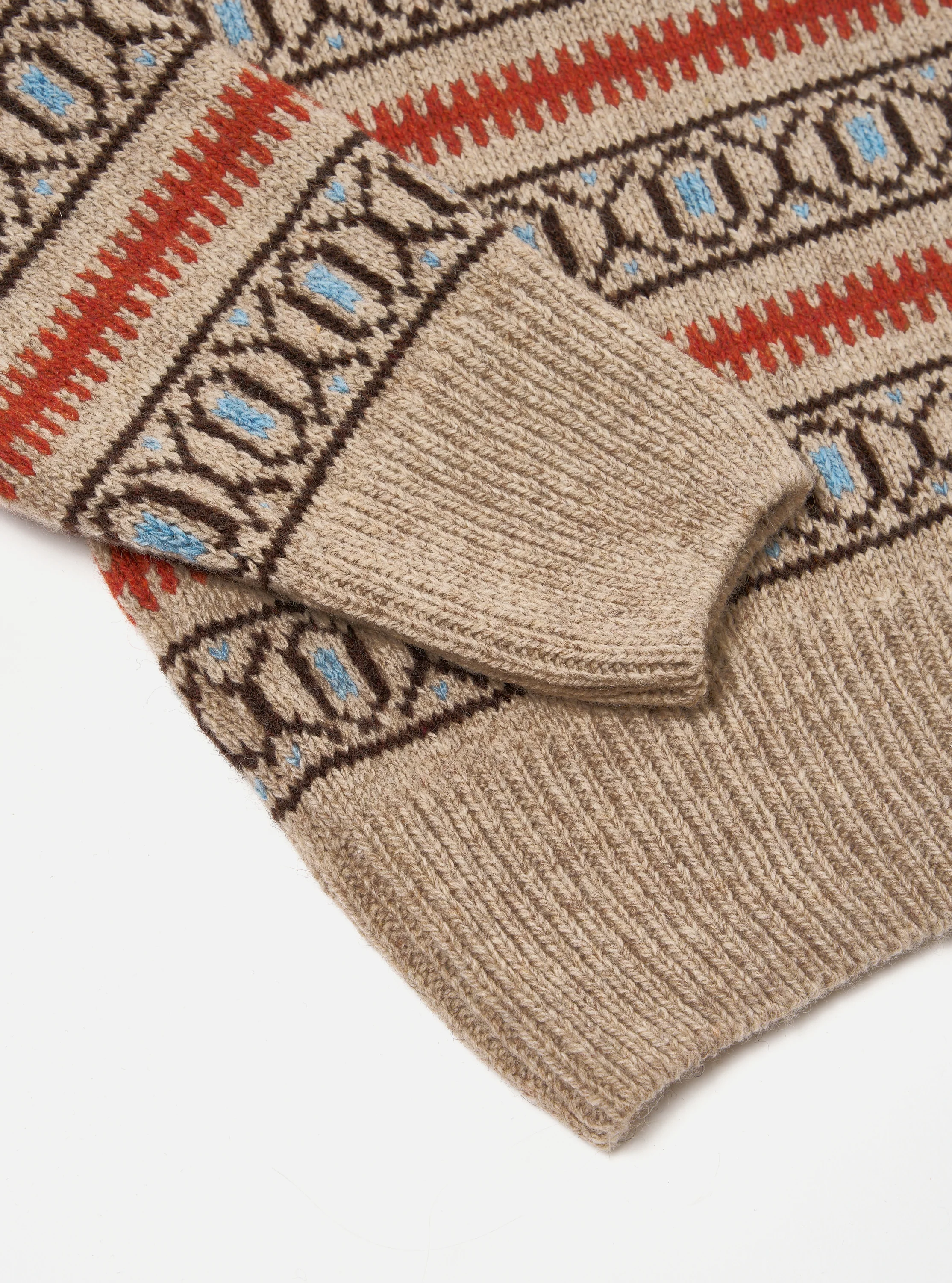 Oatmeal Eco Wool Loose Pocket Crew - Image 6