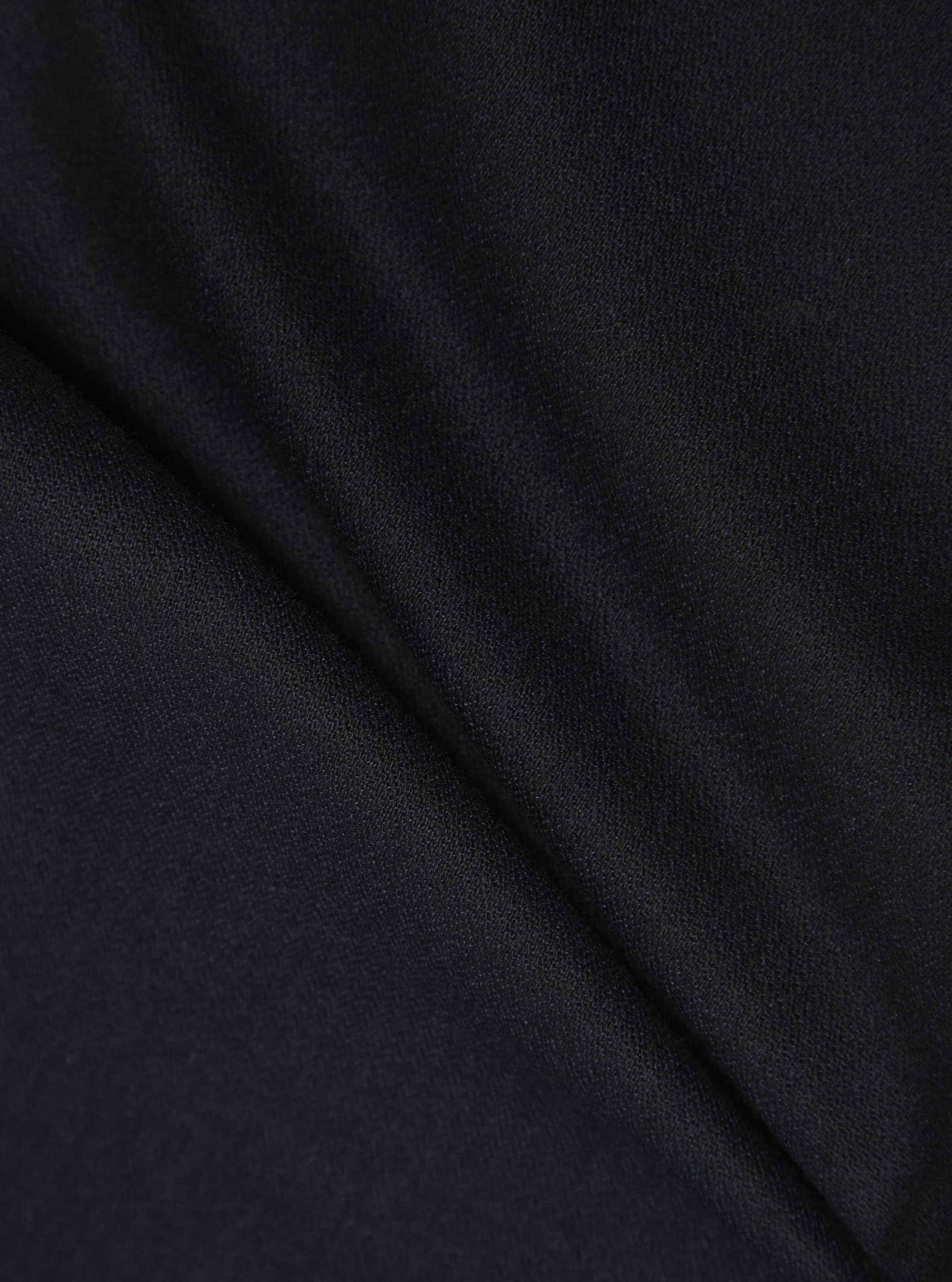 Dark Navy Upcycled Italian Tweed Military Chino - Image 4