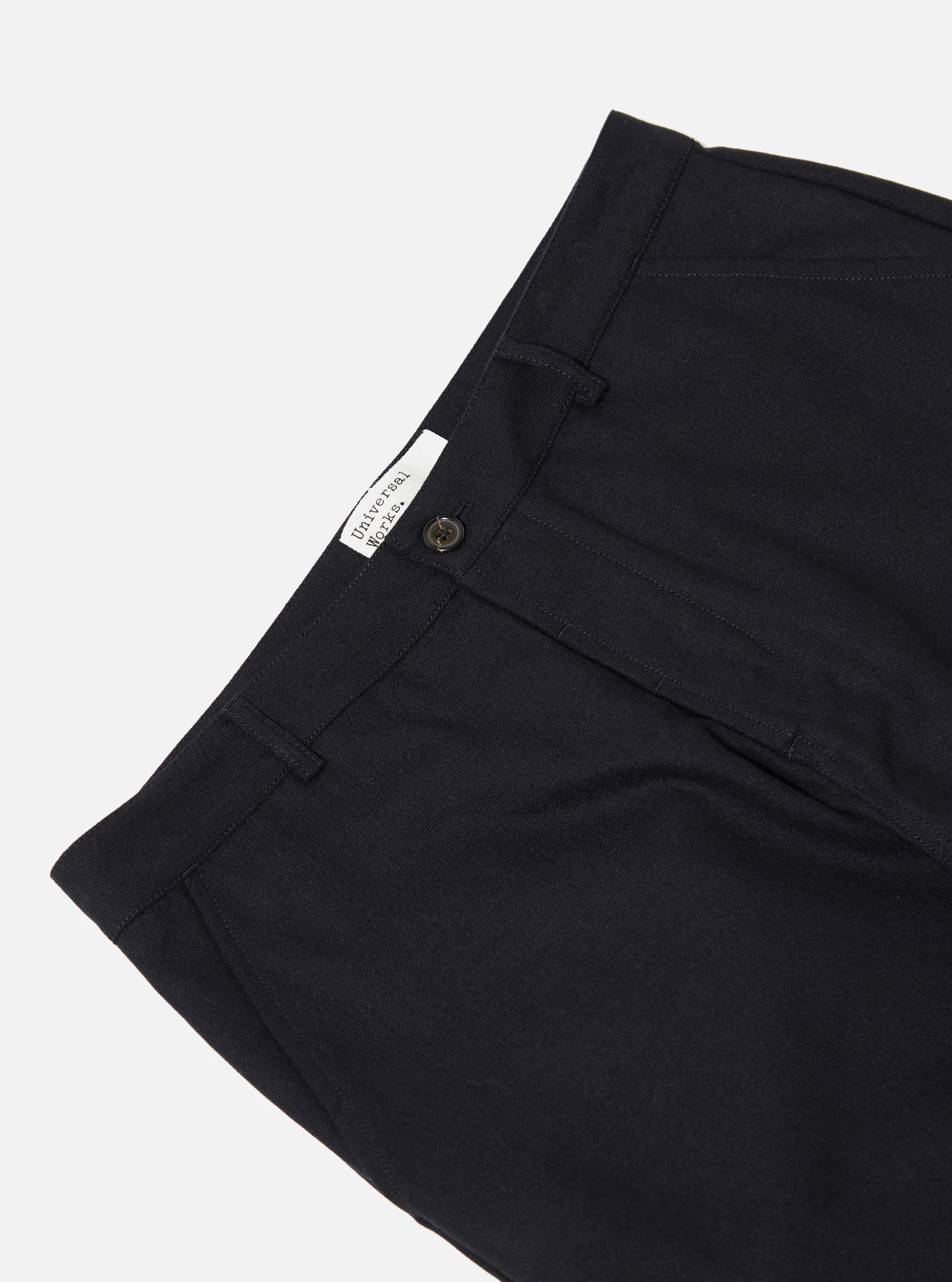 Dark Navy Upcycled Italian Tweed Military Chino - Image 6