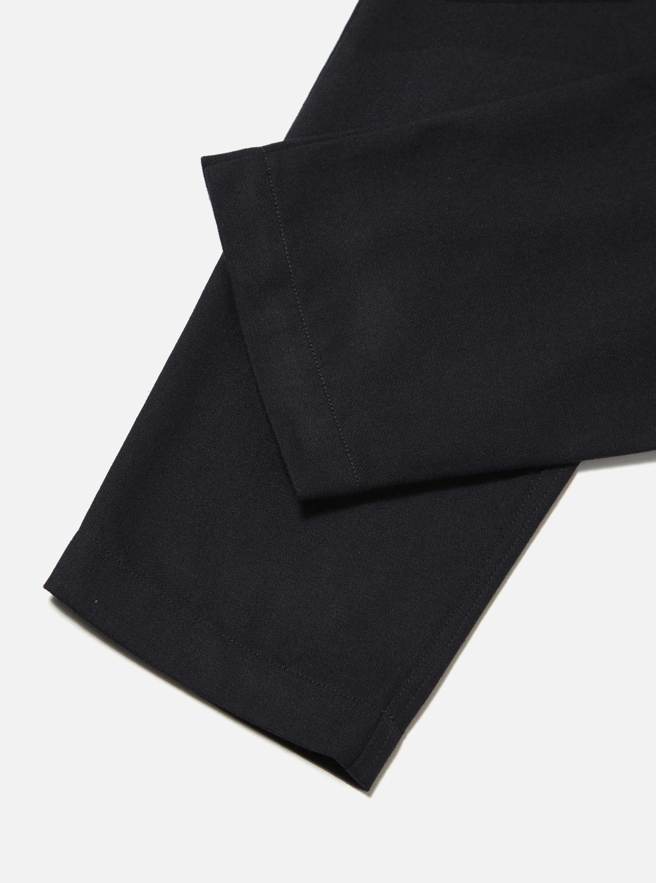 Dark Navy Upcycled Italian Tweed Military Chino - Image 8