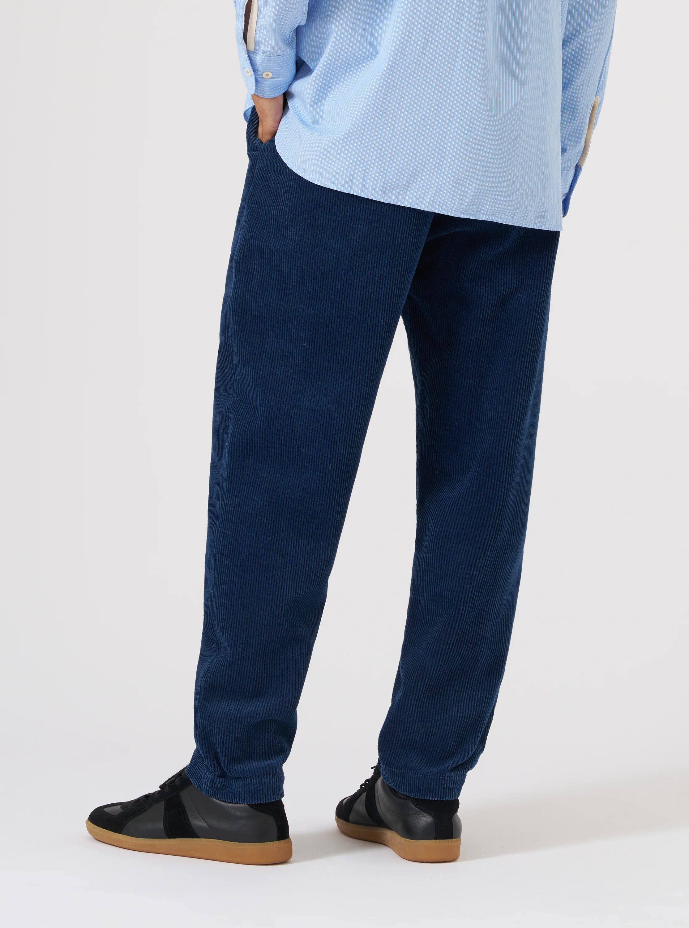 Indigo Recycled Cord Military Chino - Image 3