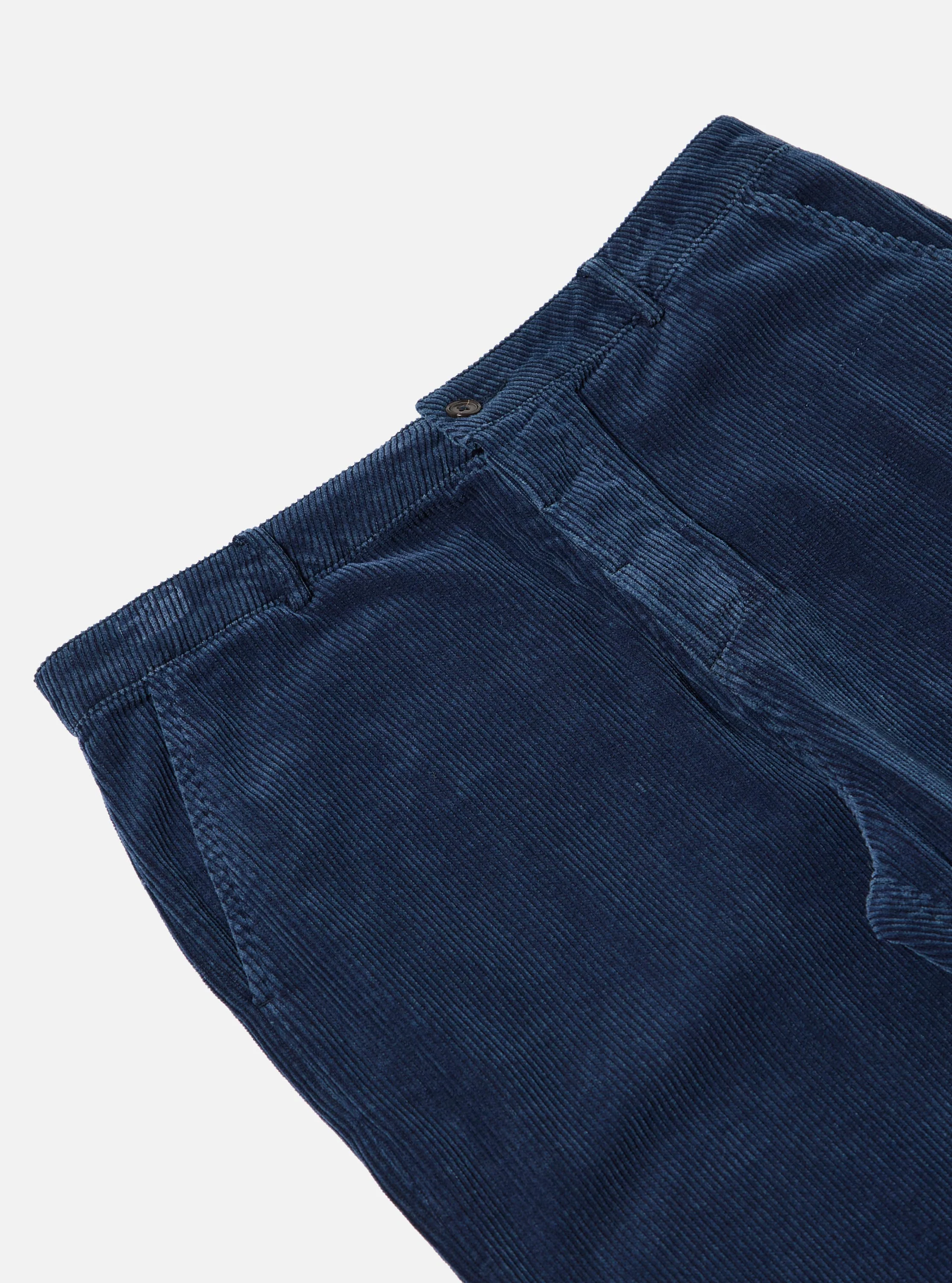 Indigo Recycled Cord Military Chino - Image 6