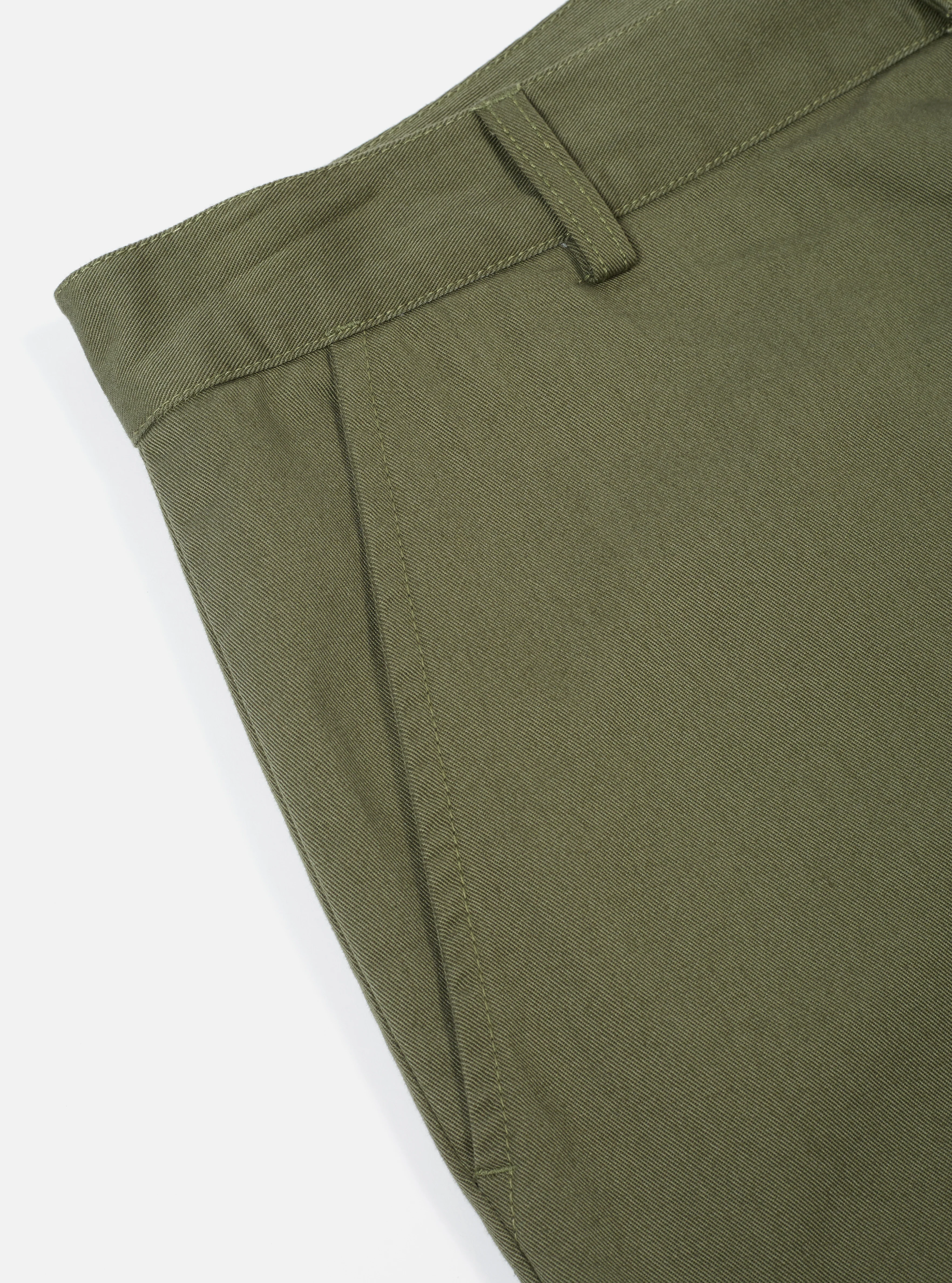 Light Olive Twill Military Chino - Image 6