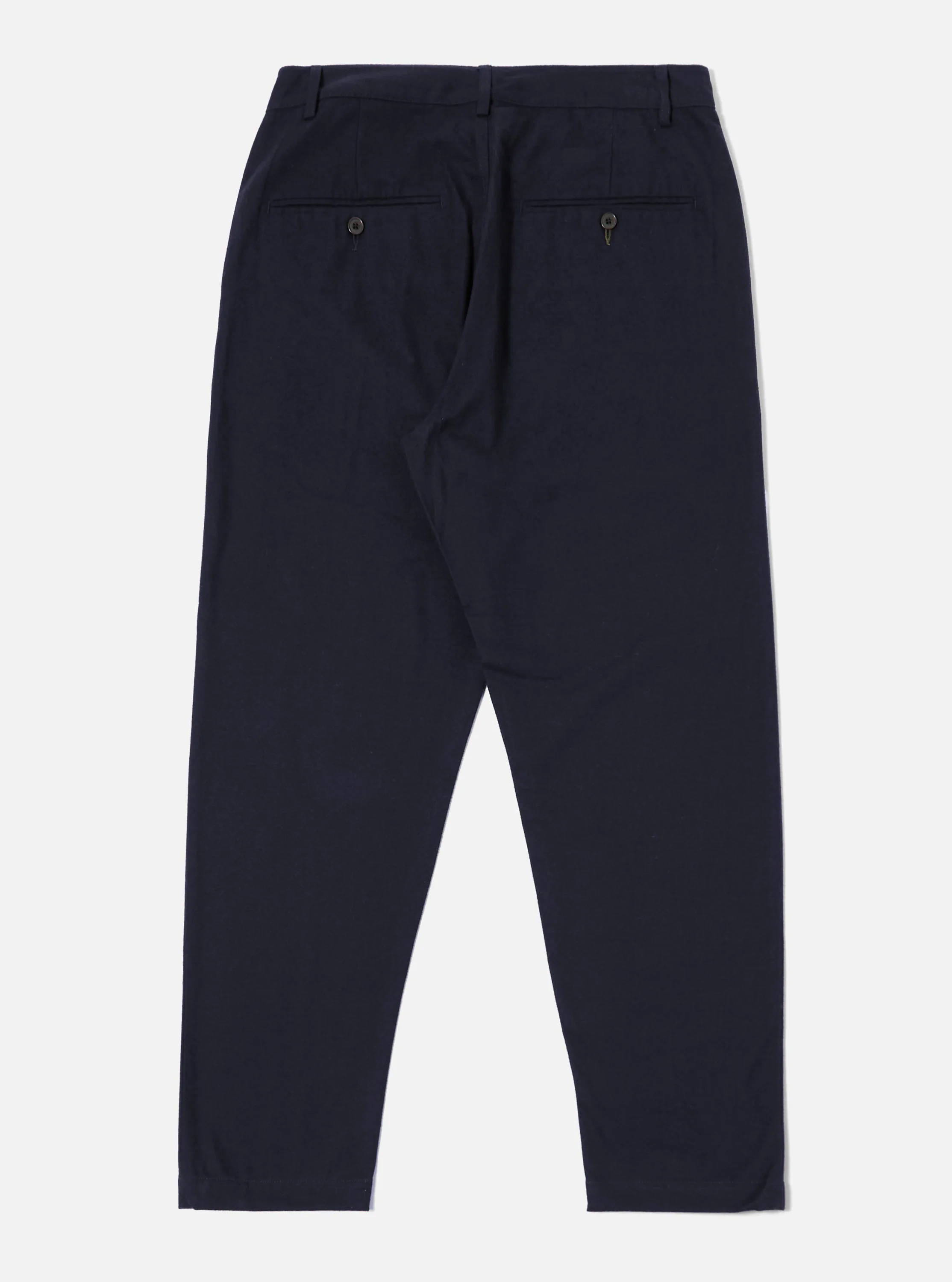 Navy Brushed Moleskin Military Chino - Image 5