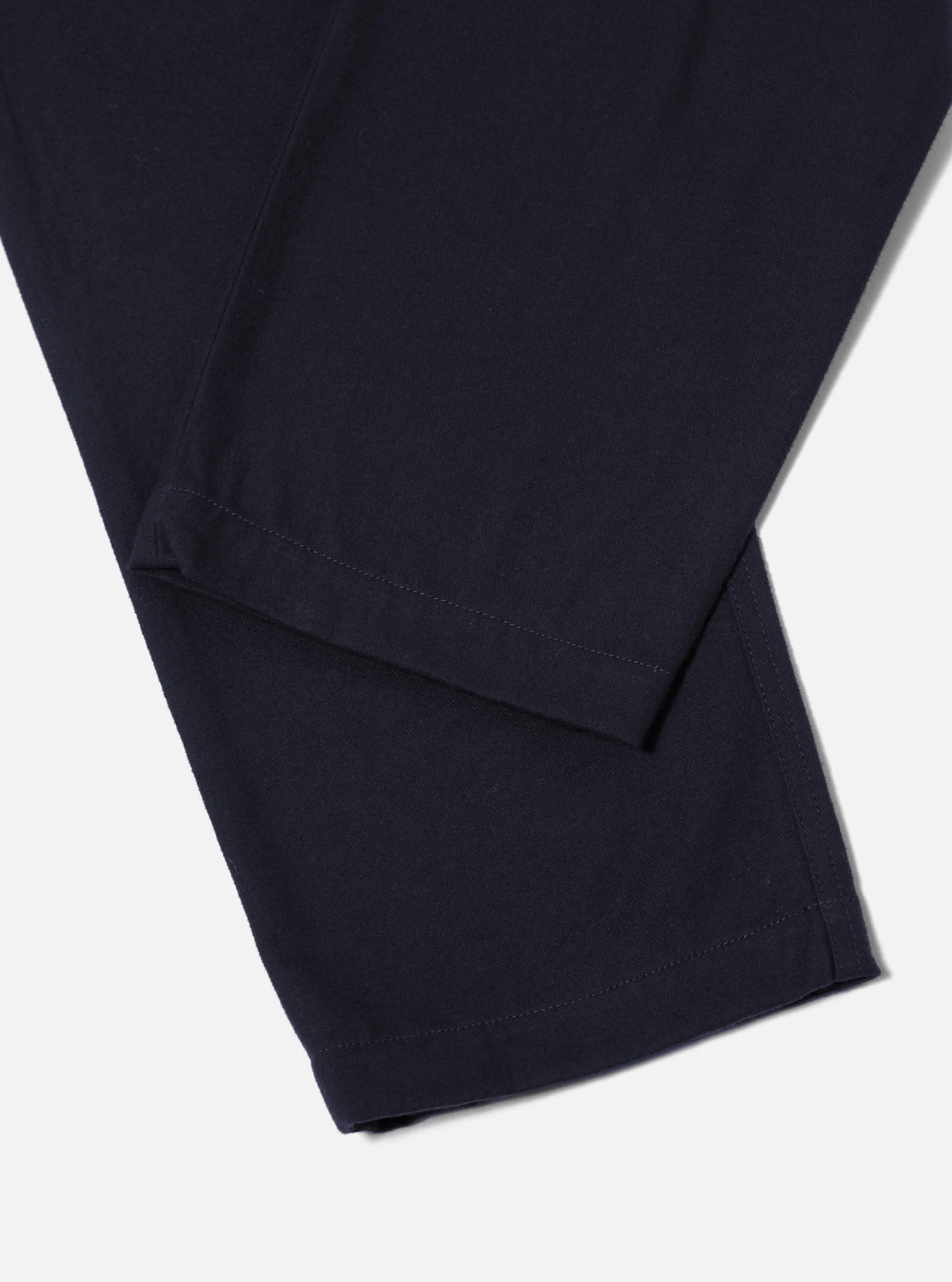 Navy Brushed Moleskin Military Chino - Image 8