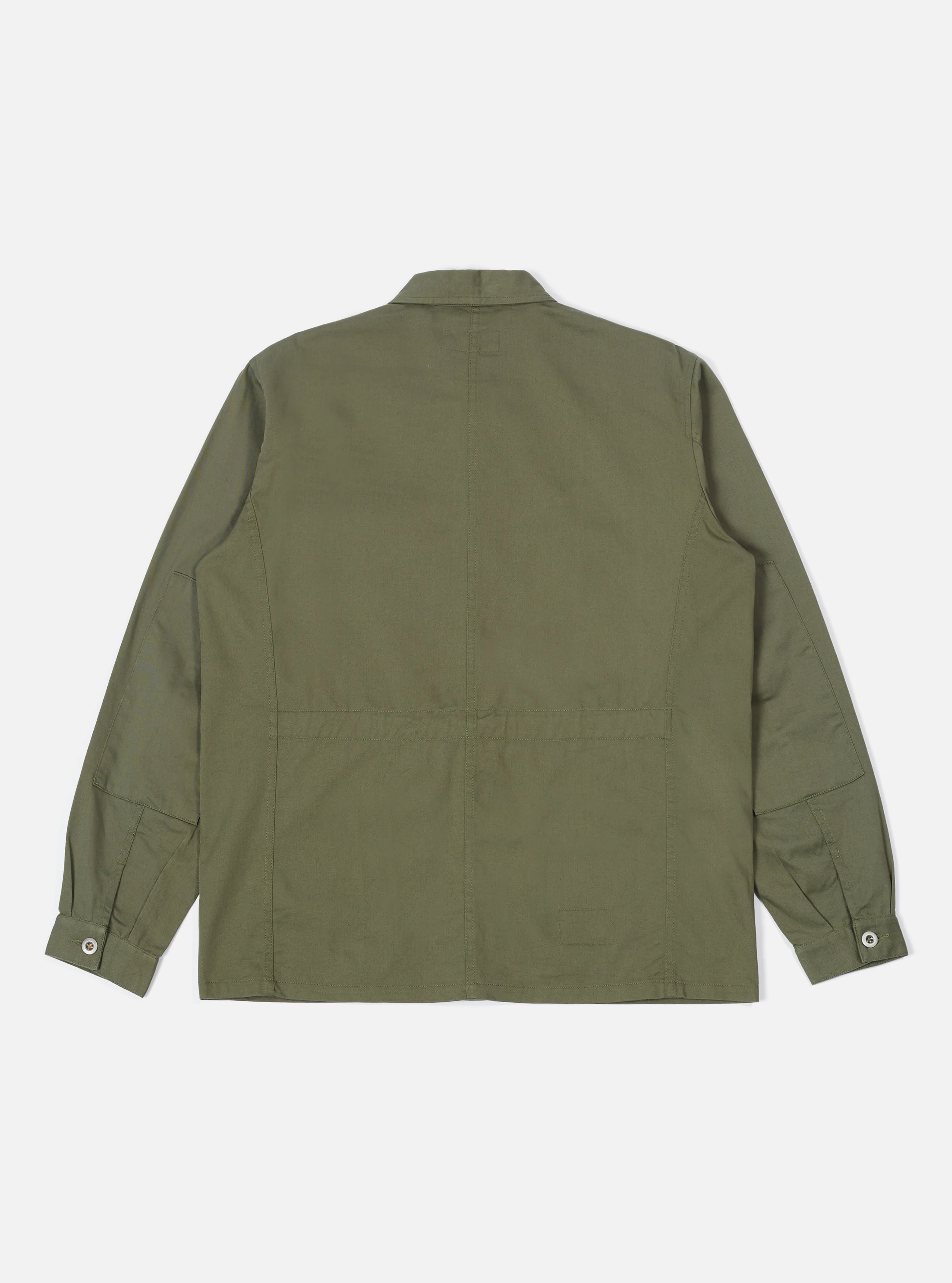 Light Olive Twill MW Fatigue Jacket - Image 3