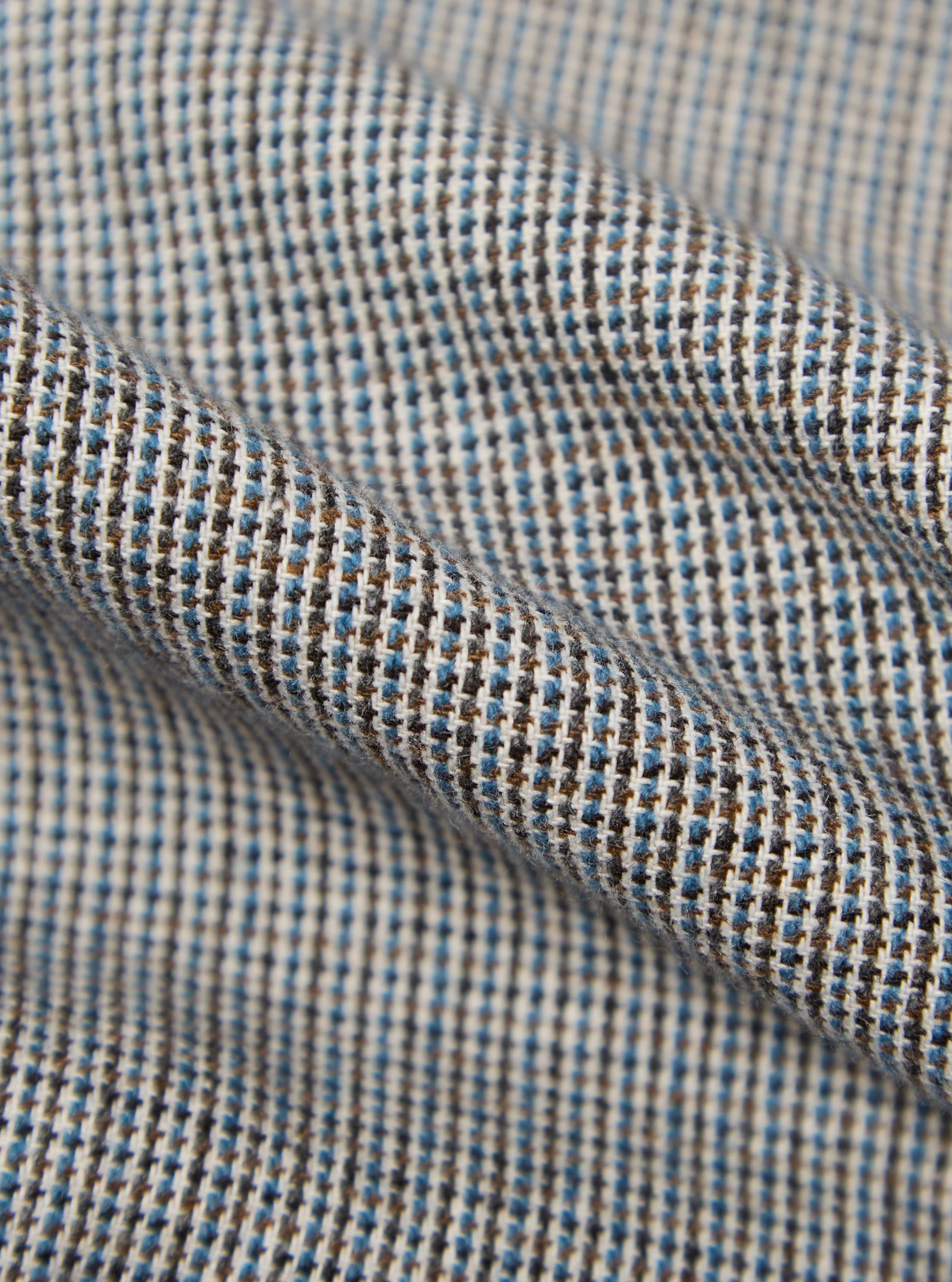 Grey Leon Tweed Pleated Track Pant - Image 3