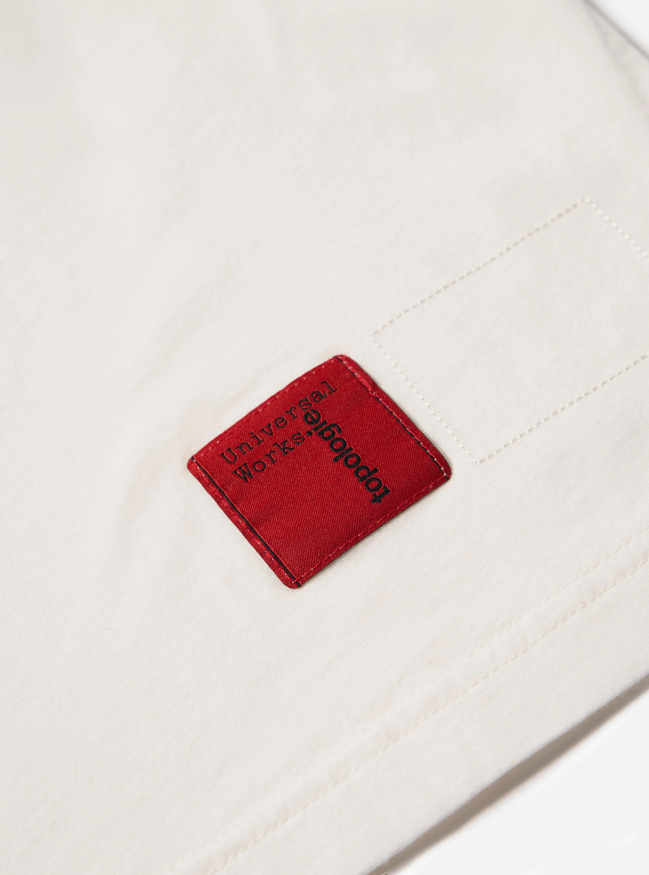 Topologie x Universal Works Ecru Organic Jersey Climb Print Tee - Image 8