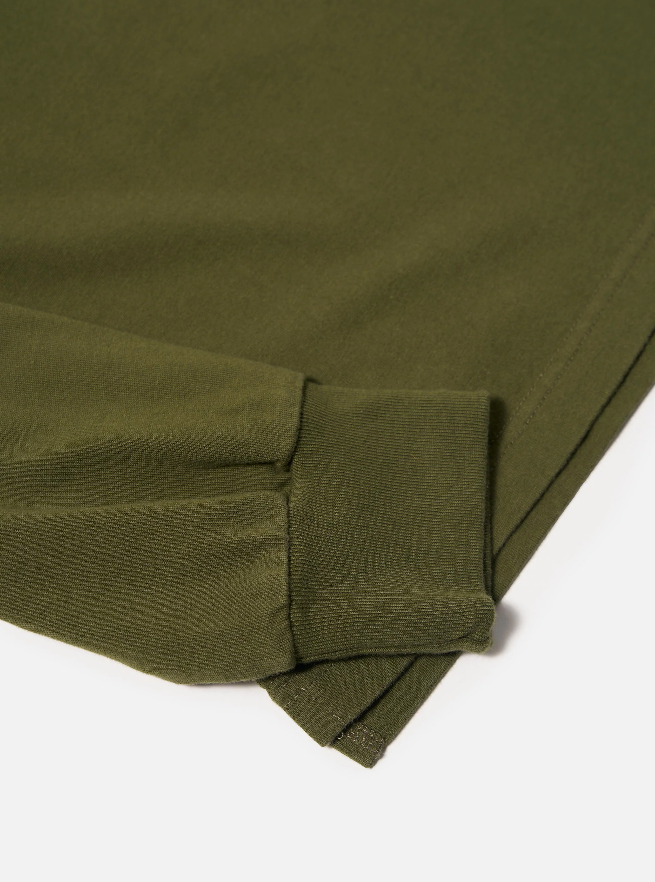 Topologie x Universal Works Olive/Brown MW Organic Cotton Rugby Shirt - Image 10