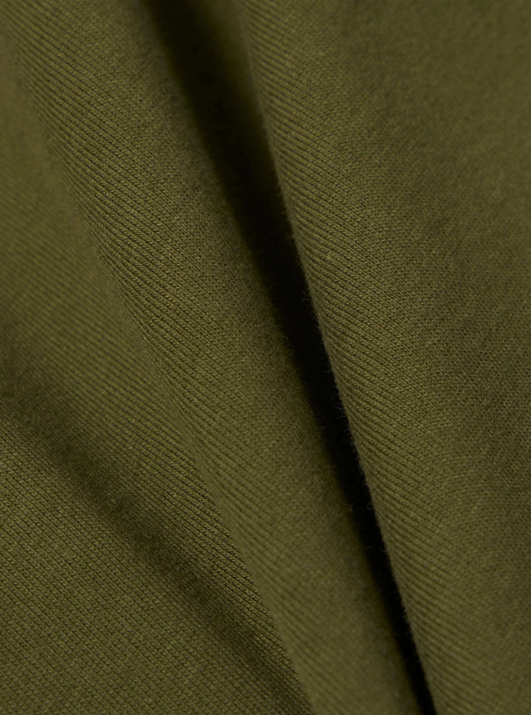 Topologie x Universal Works Olive/Brown MW Organic Cotton Rugby Shirt - Image 4