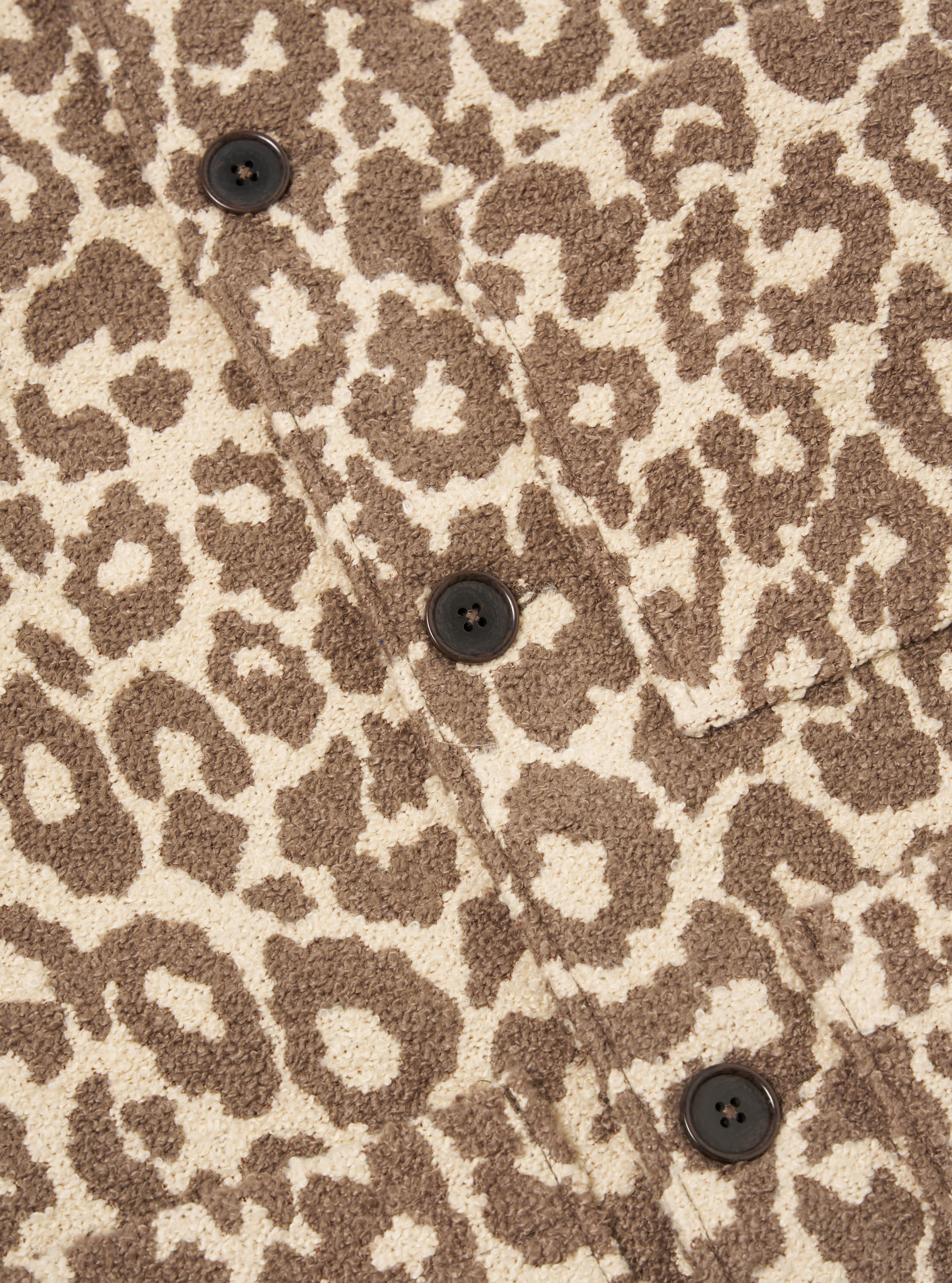 Natural Crazy Leopard Simple Bakers Jacket - Image 4