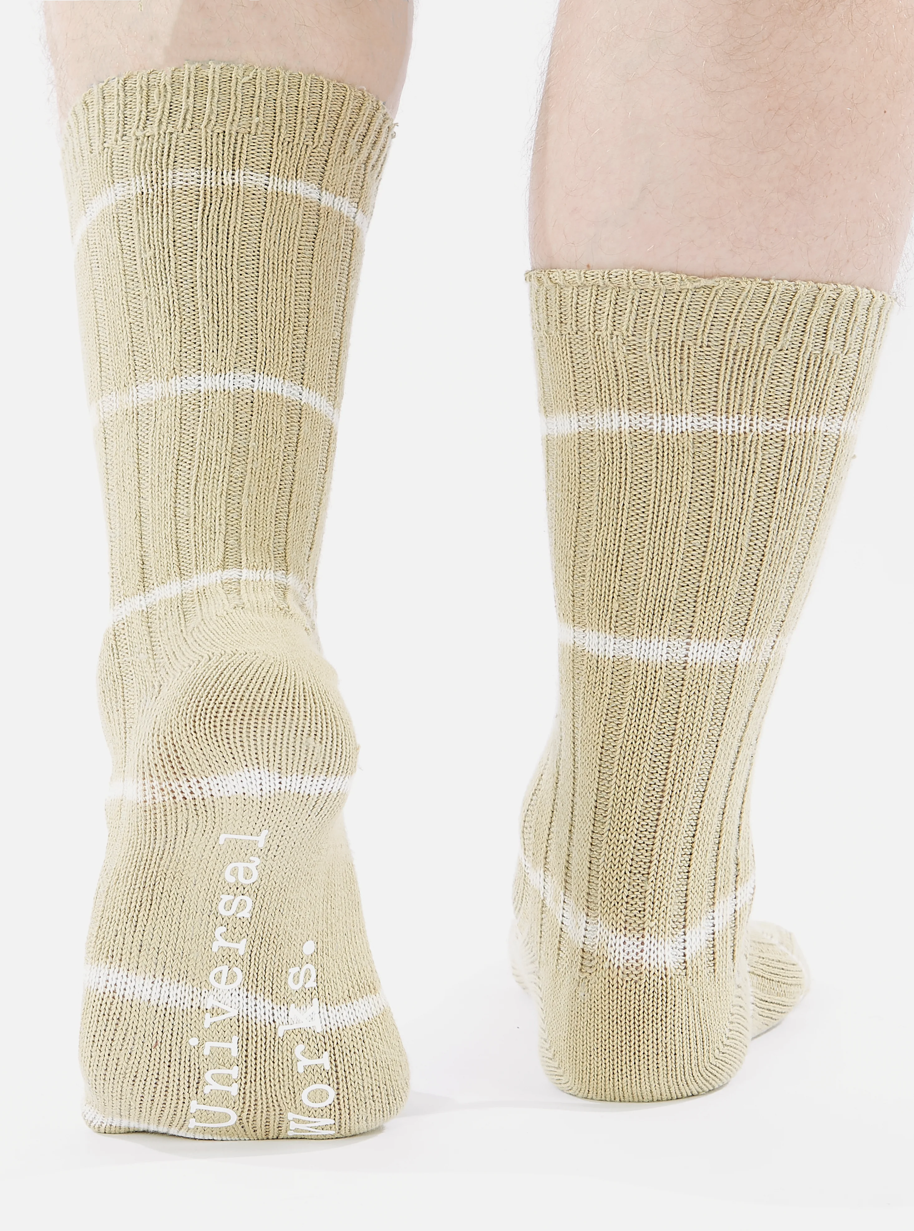 Dark Sand Tie Dye Knit Slub Sock - Image 5