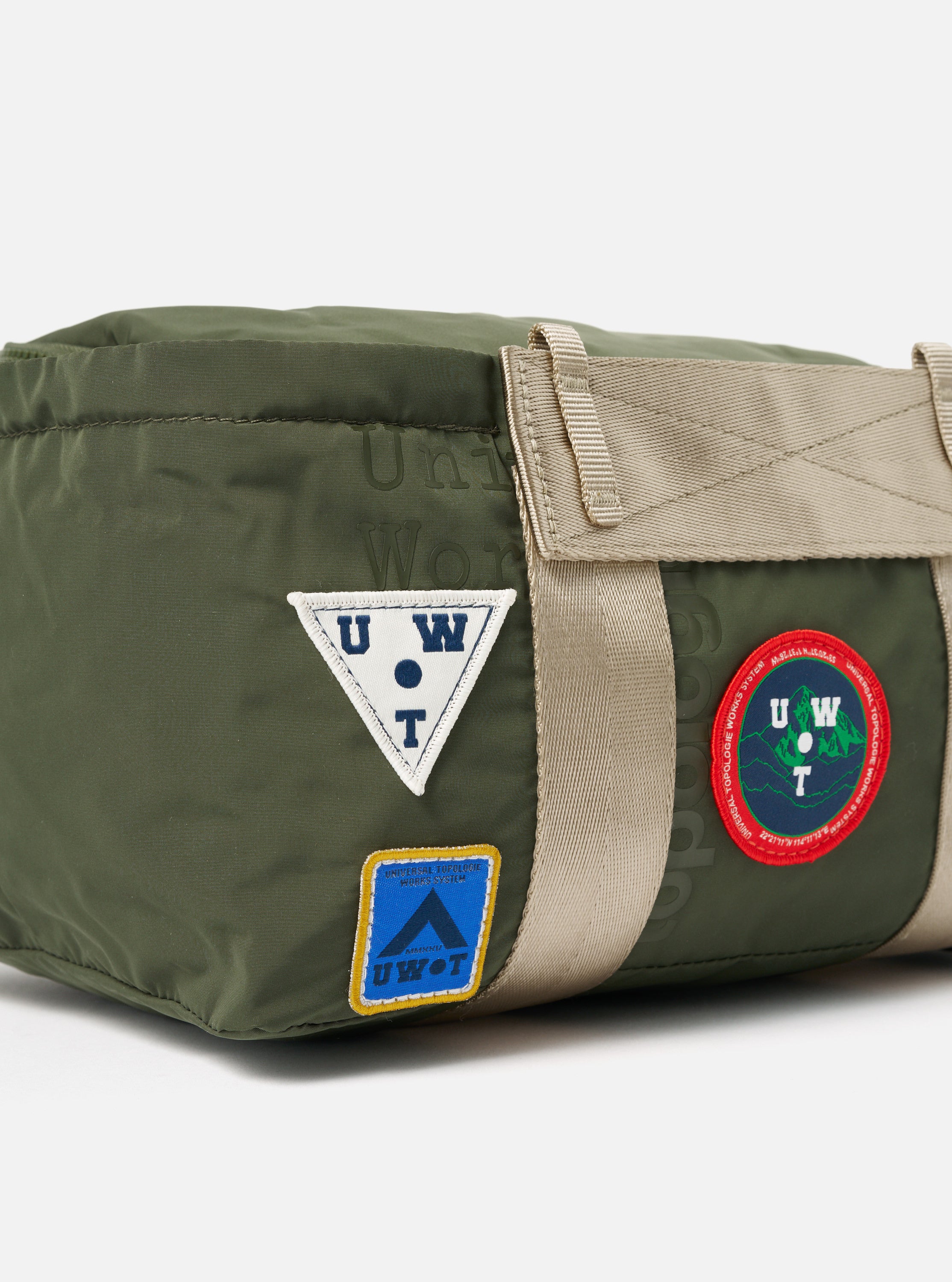 Topologie x Universal Works Rifle Green UW Tech Summit Duffle Small - Image 3