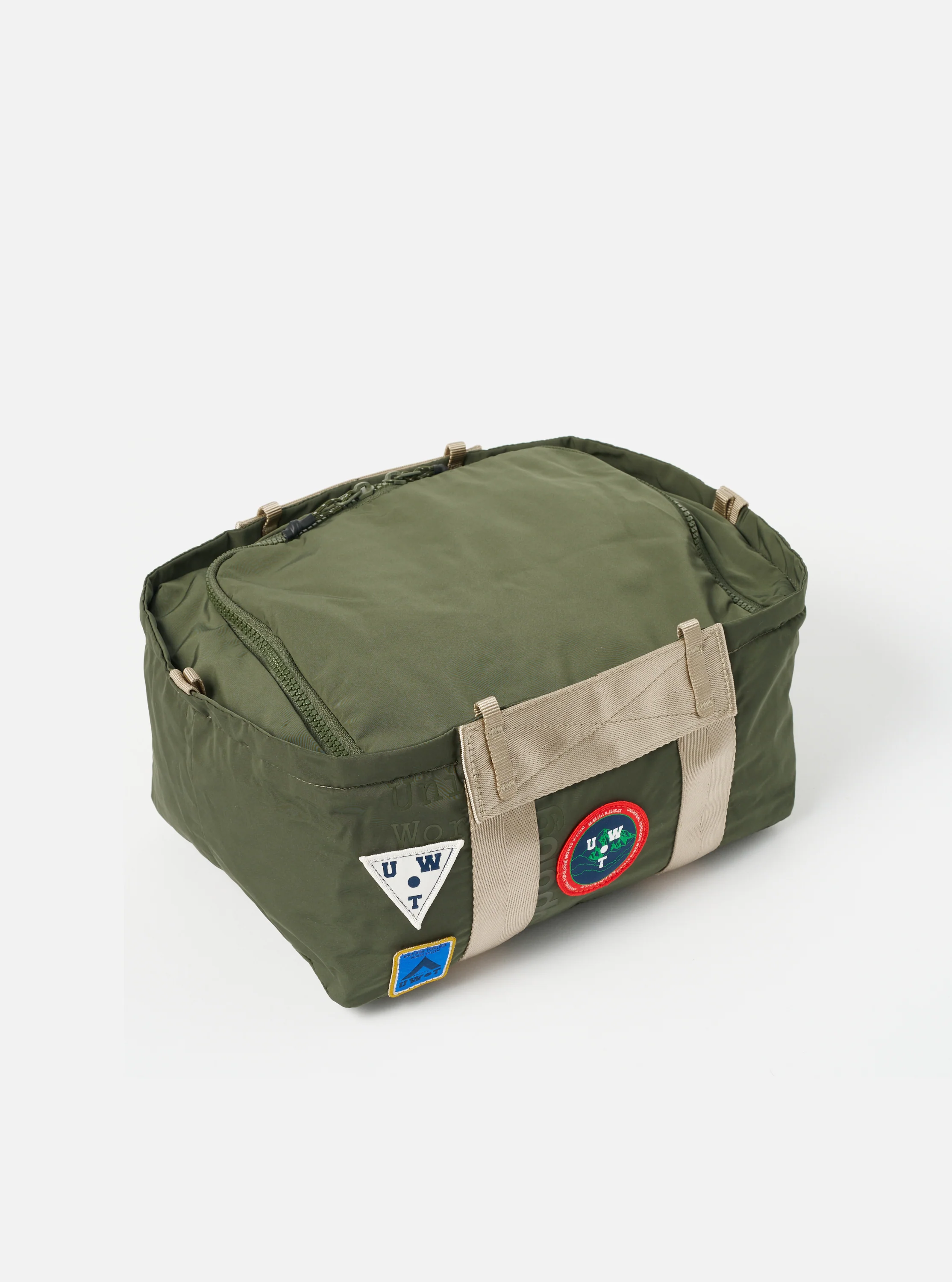 Topologie x Universal Works Rifle Green UW Tech Summit Duffle Small - Image 4