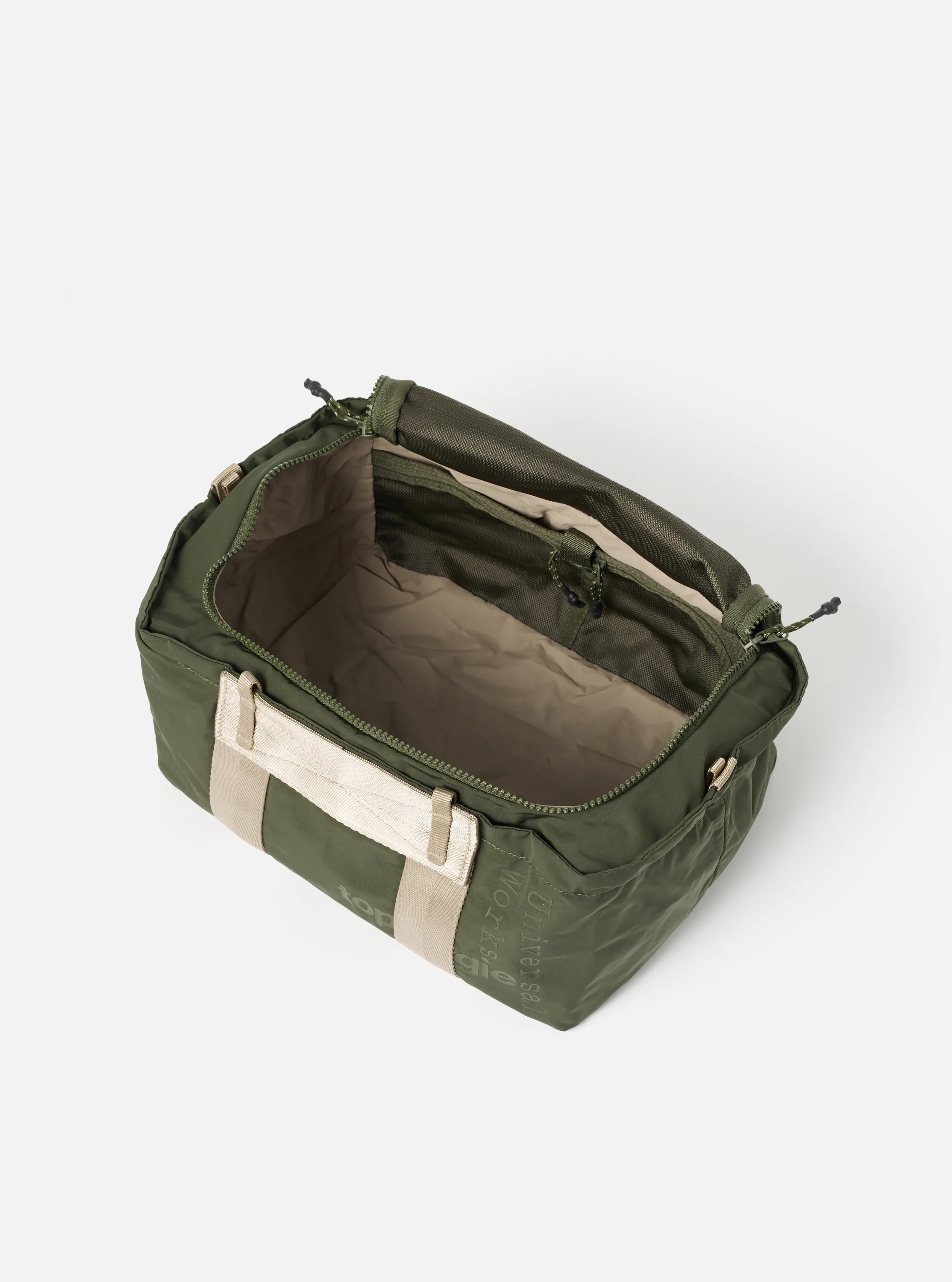 Topologie x Universal Works Rifle Green UW Tech Summit Duffle Small - Image 5