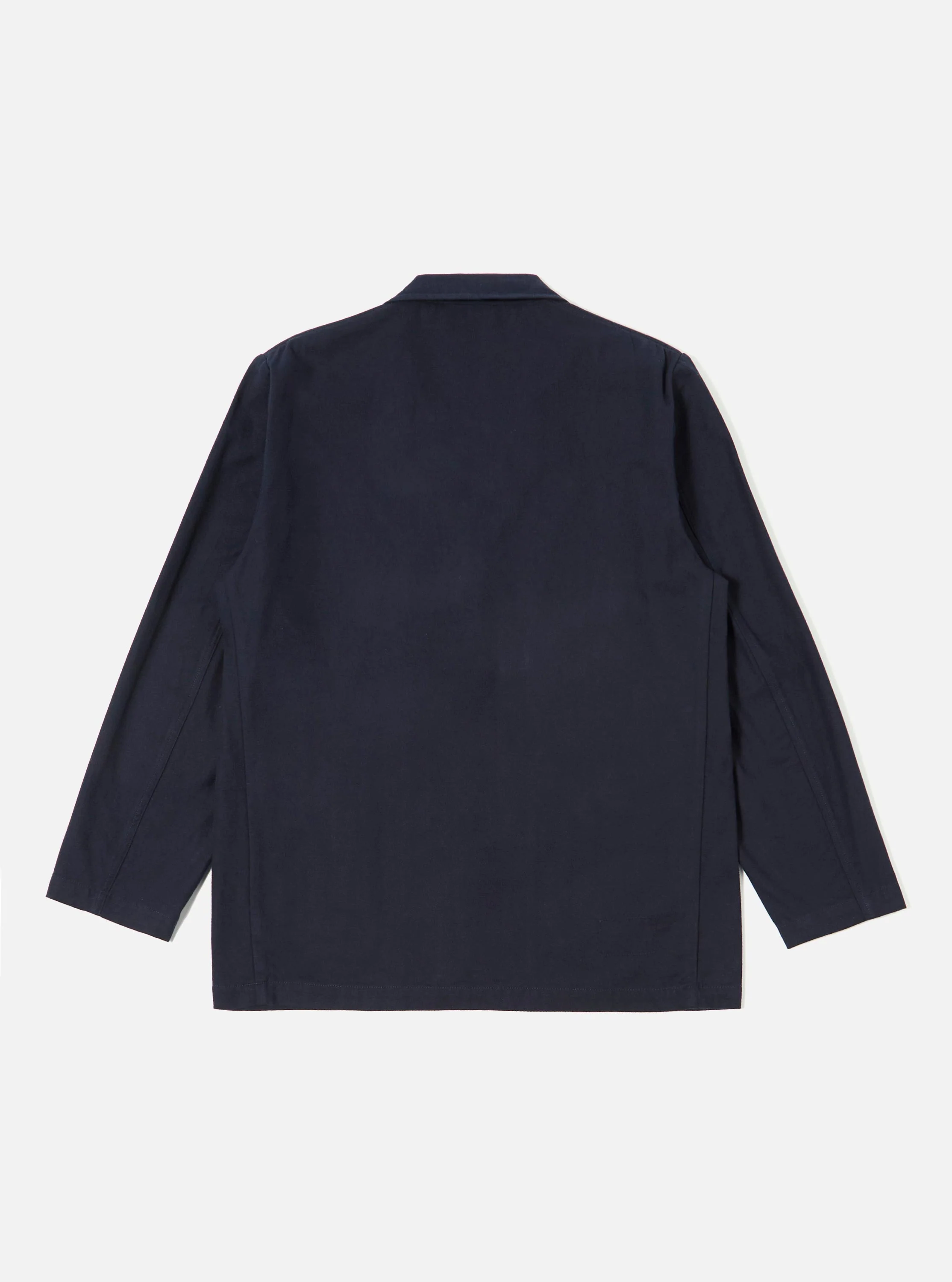 Navy Brushed Moleskin Three Button Jacket - Image 5