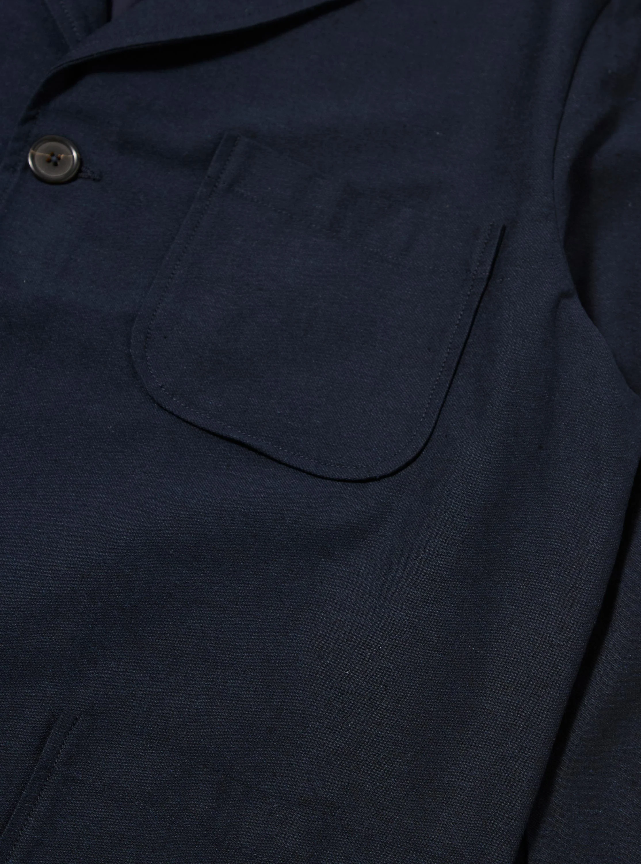 Navy Lucca Suiting Three Button Jacket - Image 6