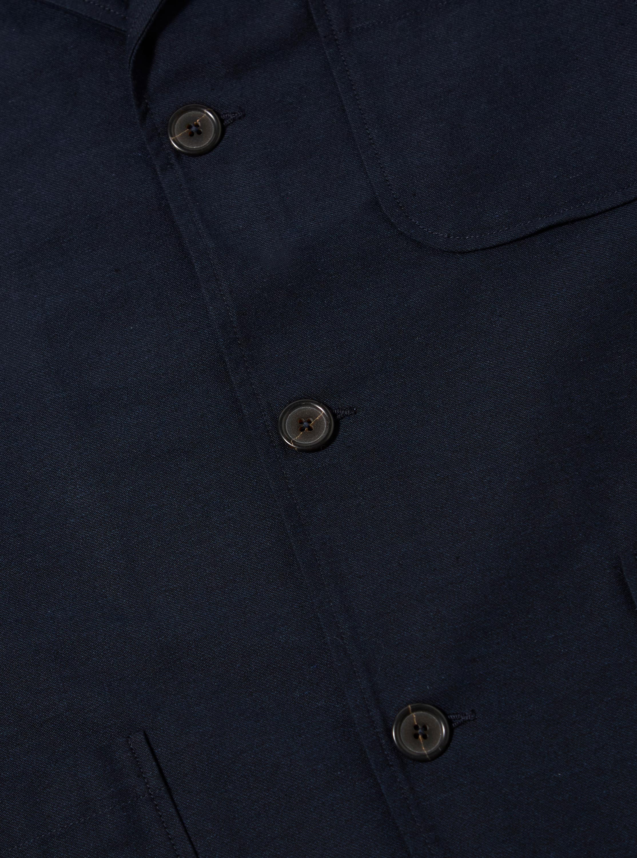 Navy Lucca Suiting Three Button Jacket - Image 7