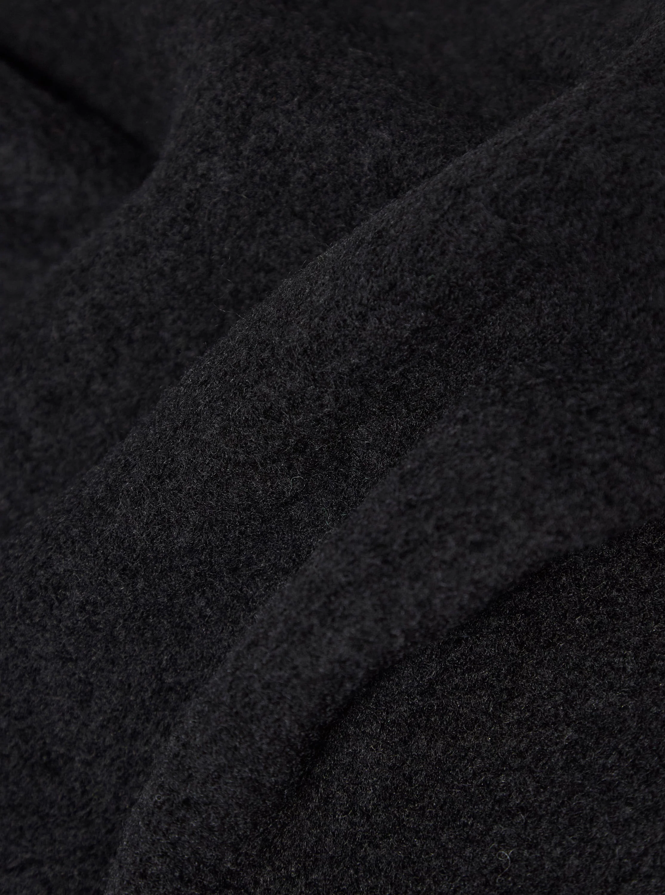 Black Wool Fleece Uniform Jacket - Image 4