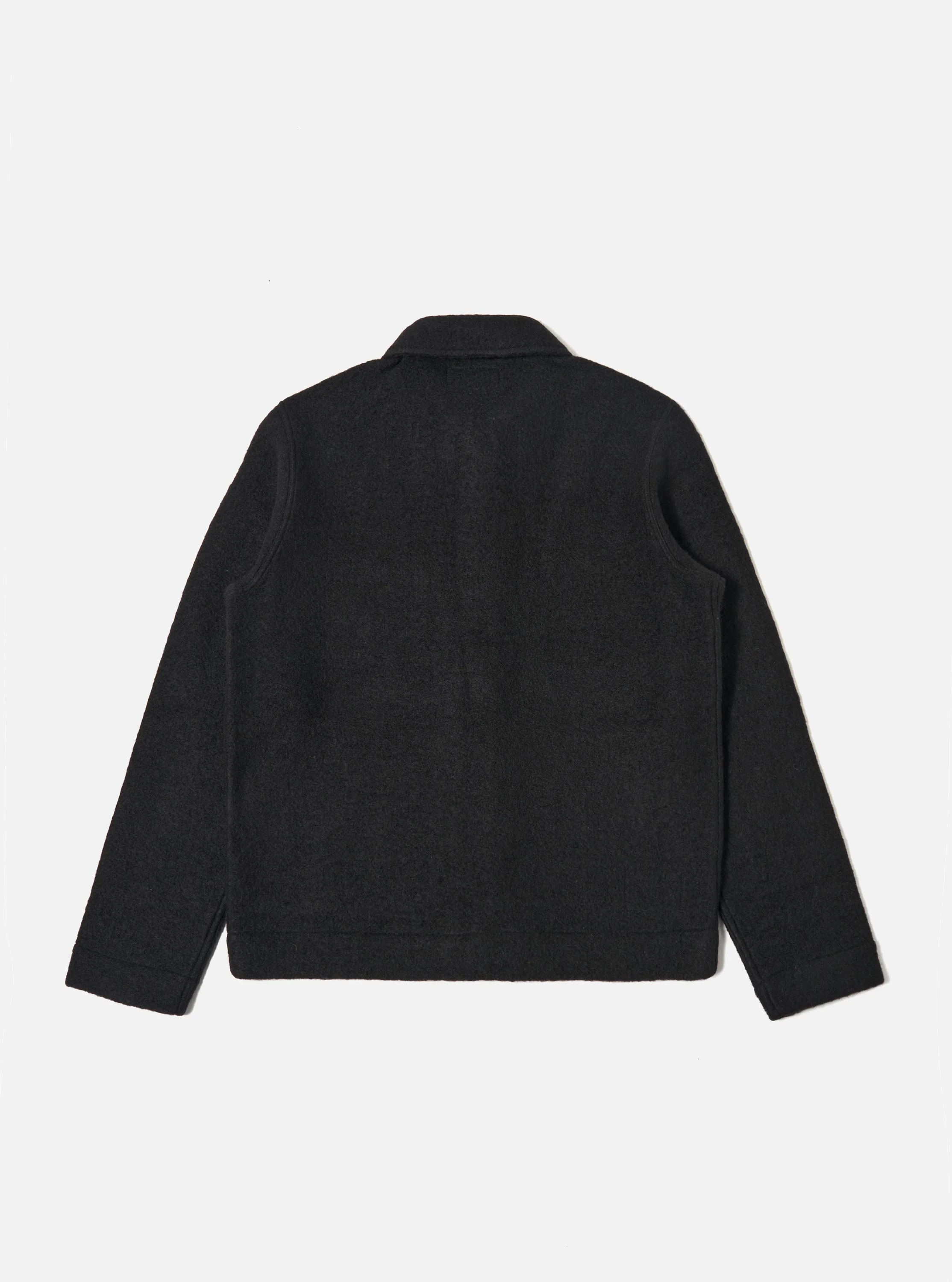 Black Wool Fleece Uniform Jacket - Image 5
