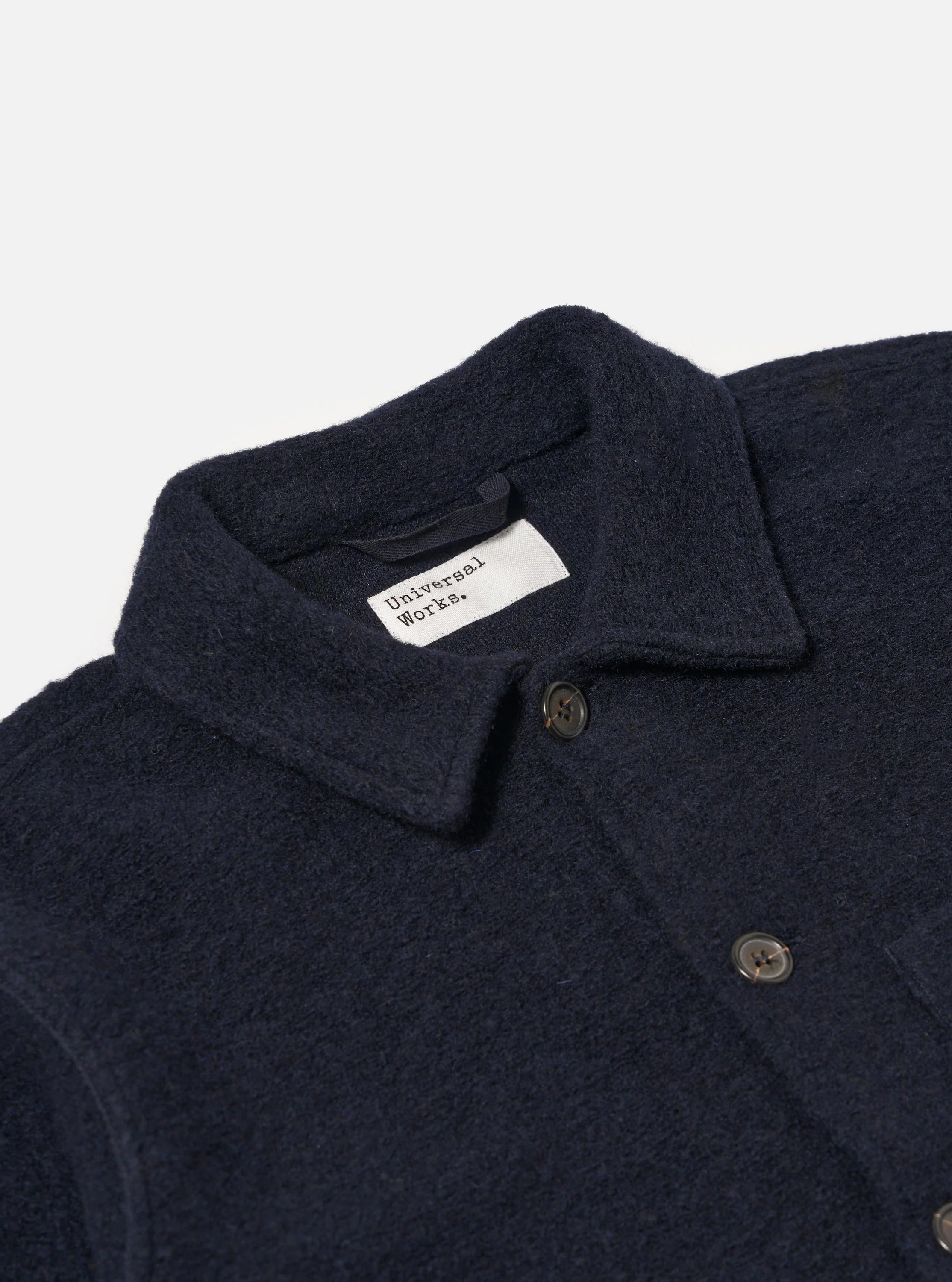 Navy Wool Fleece Uniform Jacket - Image 6