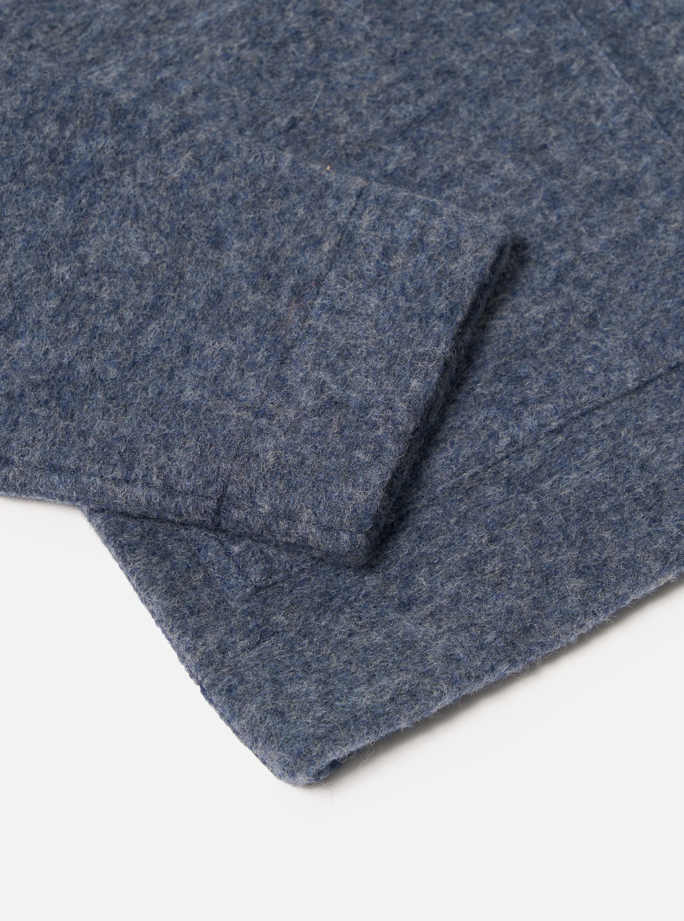 Slate Blue Wool Fleece Uniform Jacket - Image 9