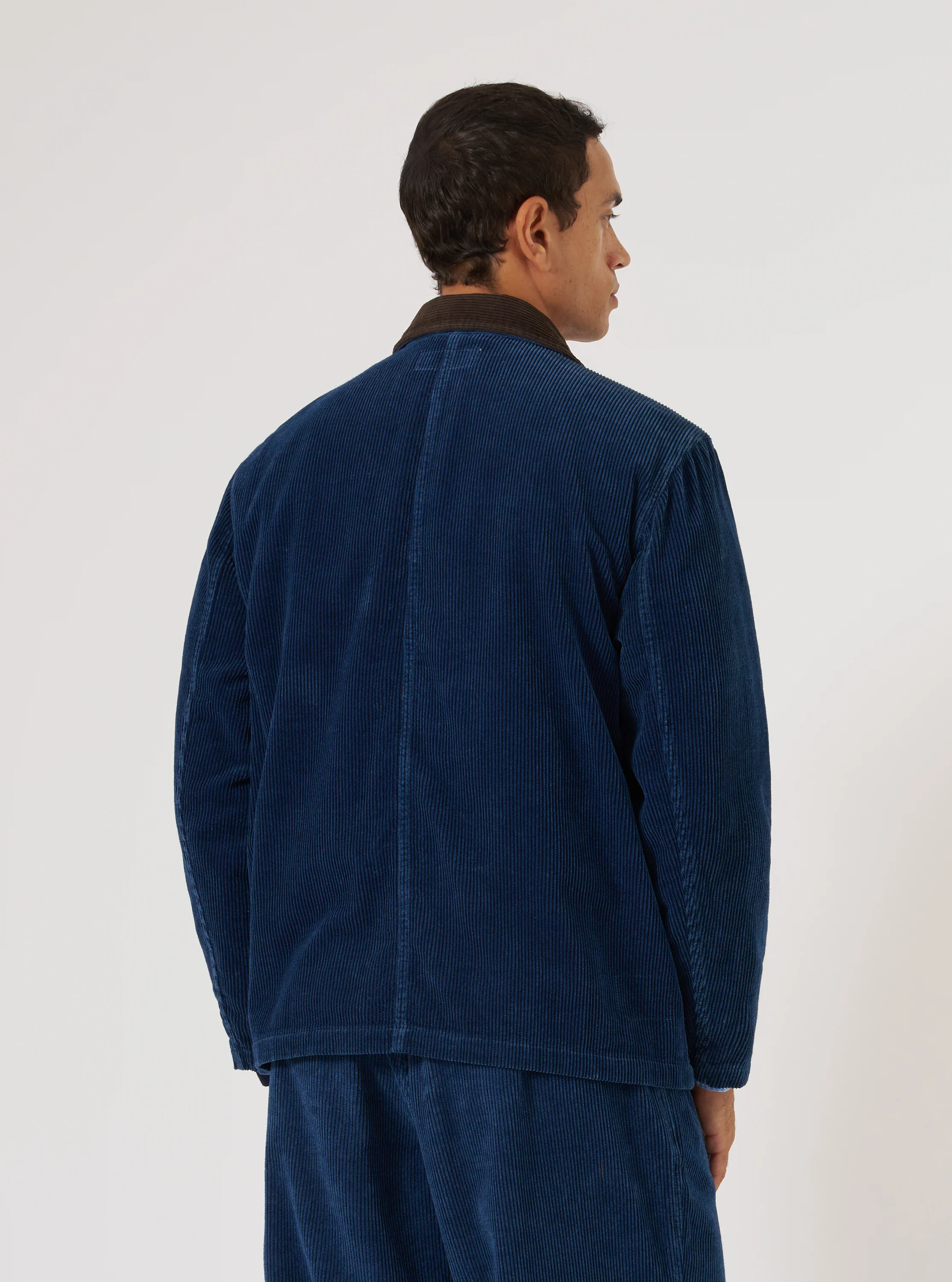 Indigo Recycled Cord Utility Jacket - Image 3