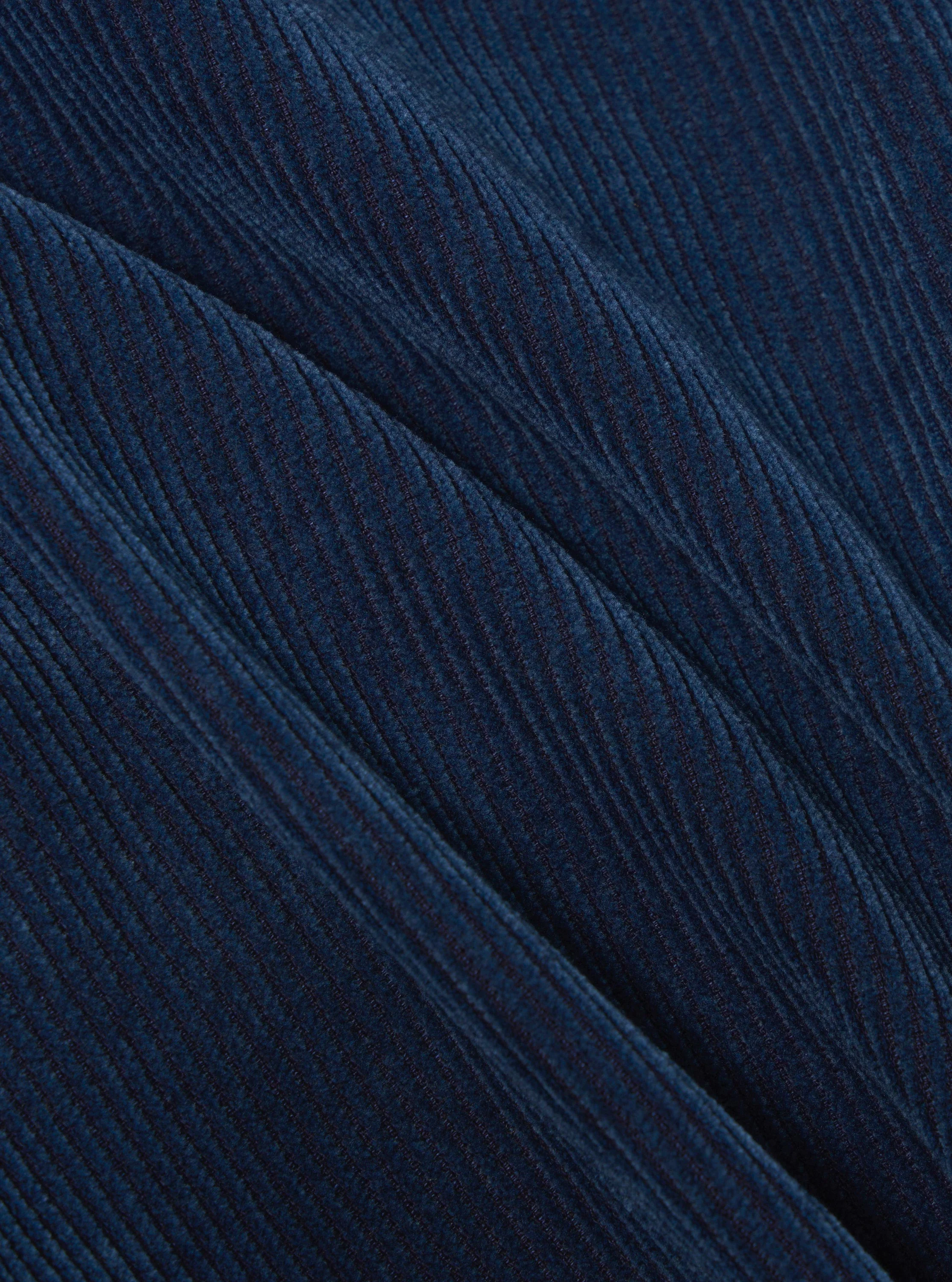 Indigo Recycled Cord Utility Jacket - Image 4