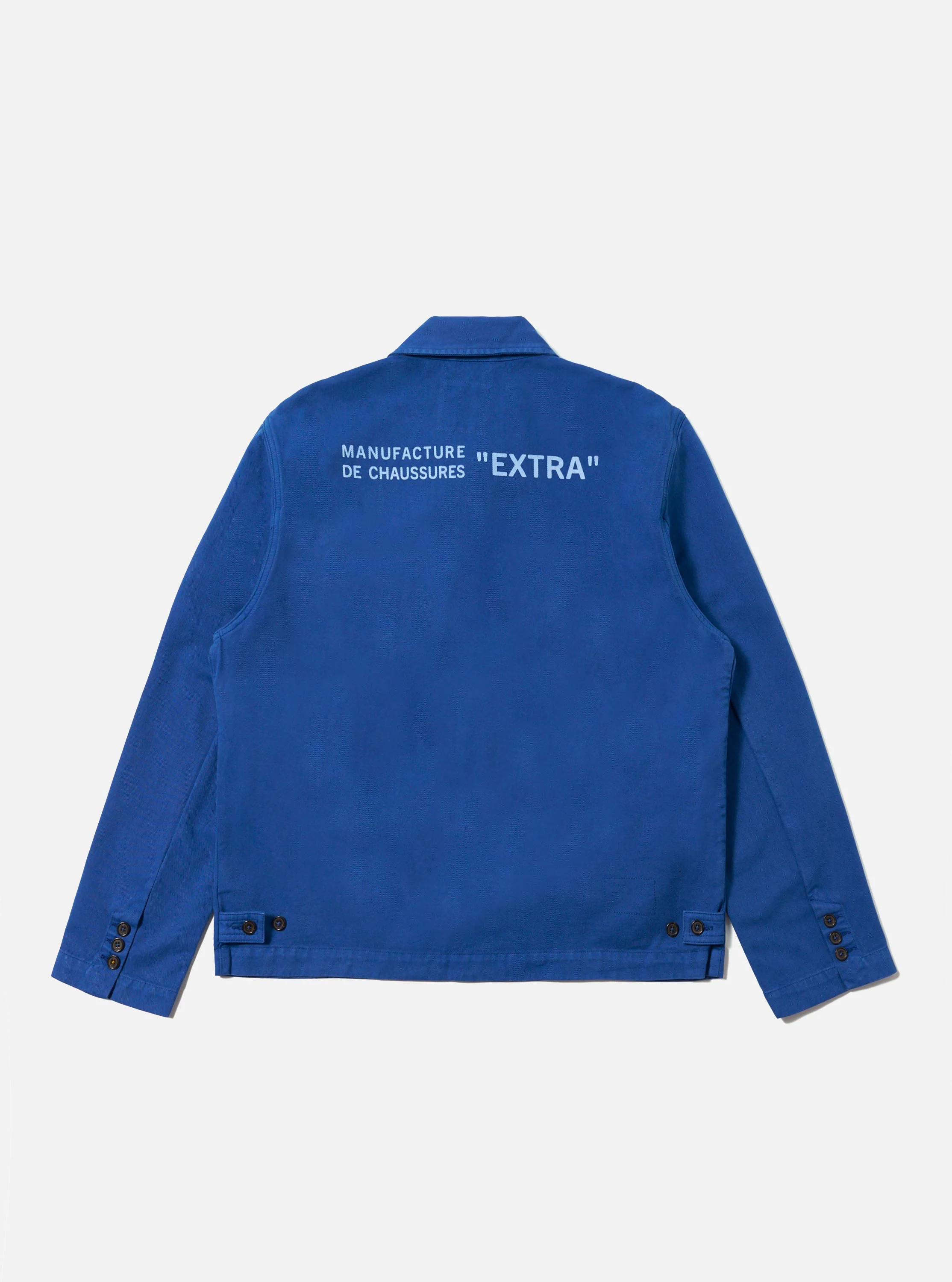 Paraboot x Universal Works Navy Derek Twill Warmus Jacket - Image 5