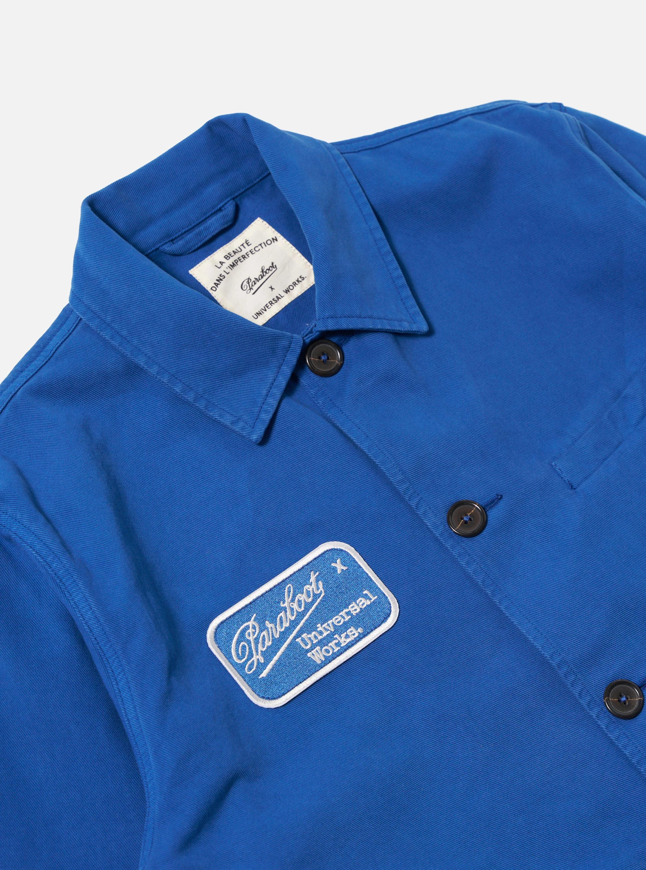 Paraboot x Universal Works Navy Derek Twill Warmus Jacket - Image 6