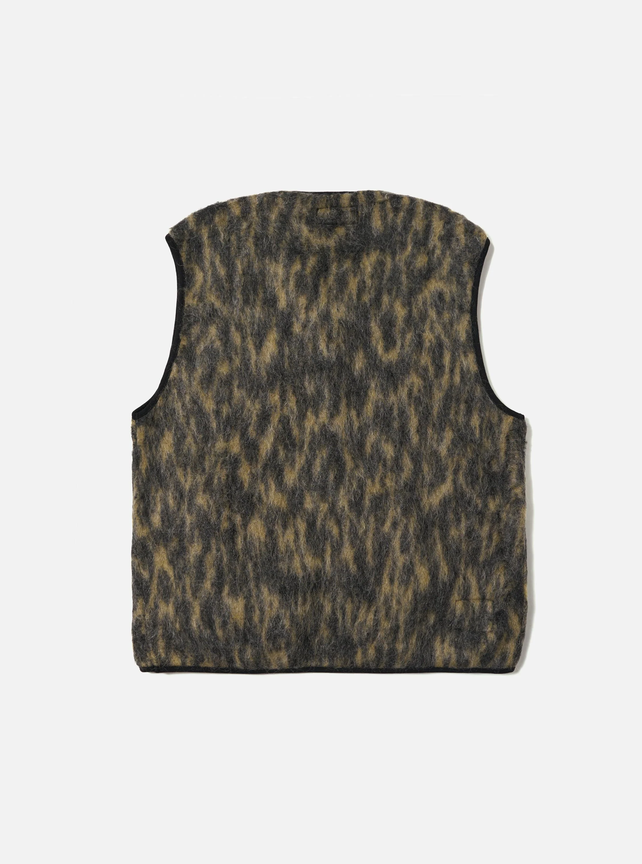 Charcoal Dolce Fleece Zip Gilet - Image 5