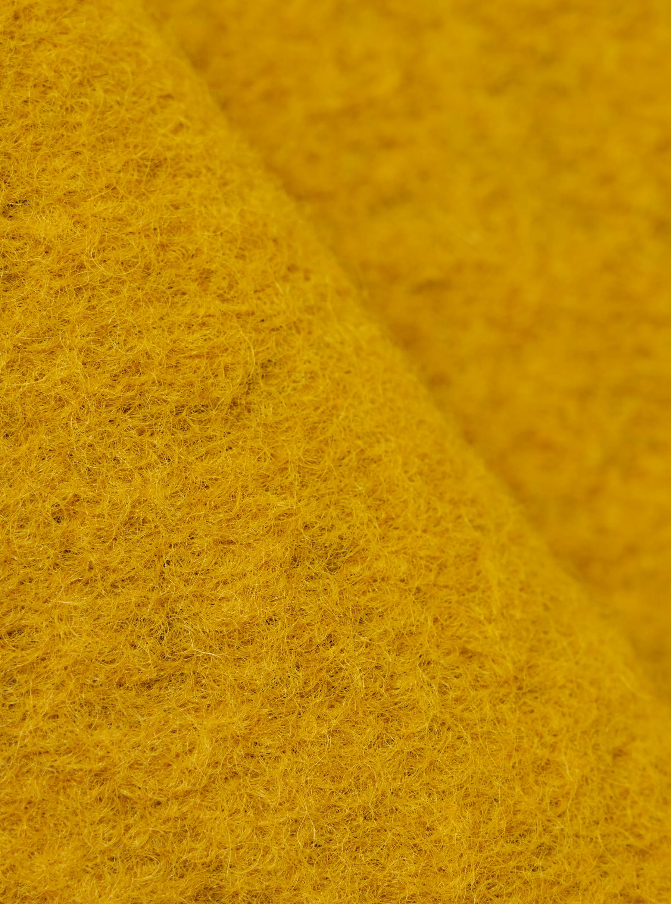 Yellow Wool Fleece Zip Liner Jacket - Image 4