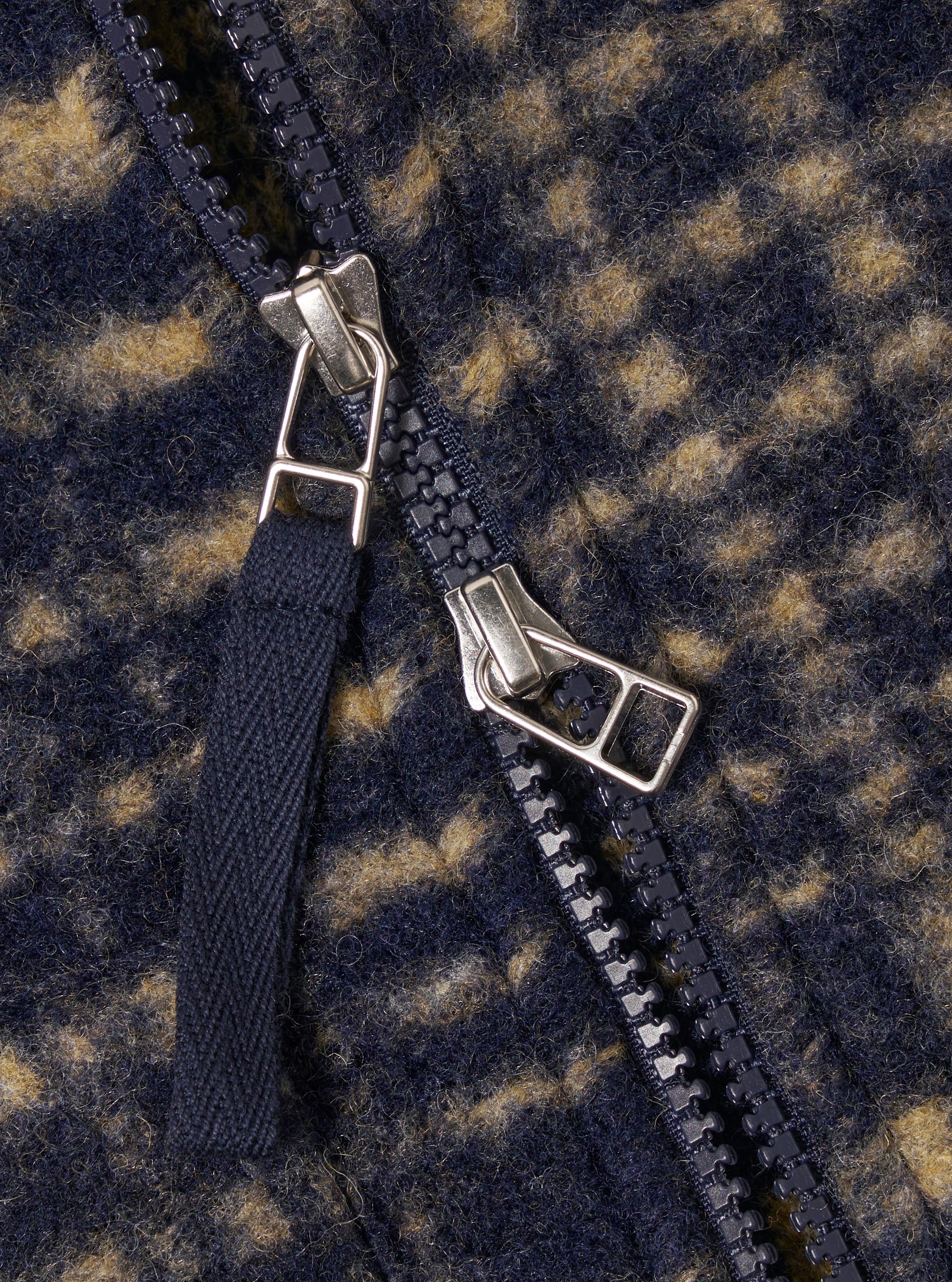 Navy Telepass Fleece Zip Uniform Jacket - Image 8