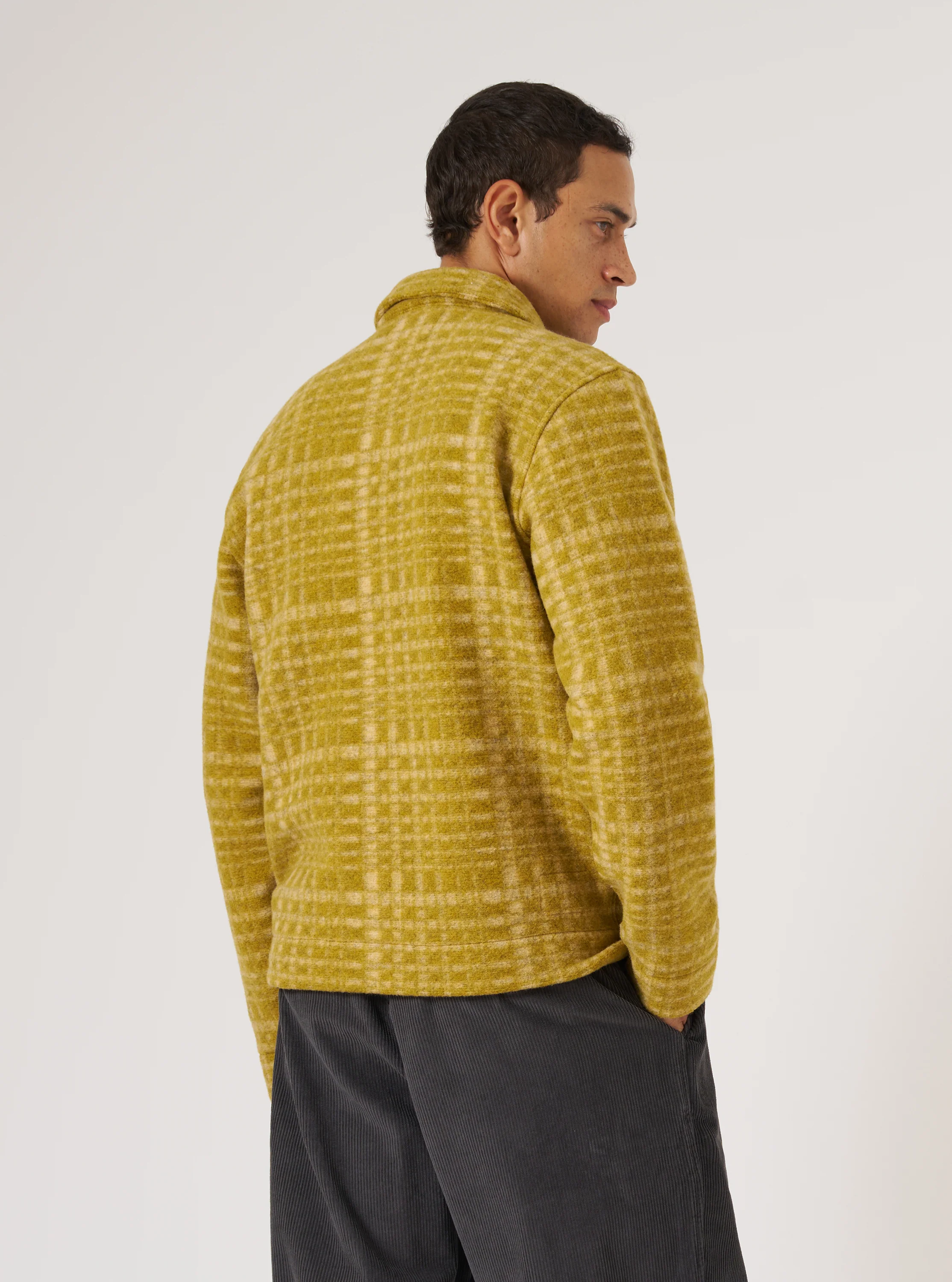 Yellow Telepass Fleece Zip Uniform Jacket - Image 3