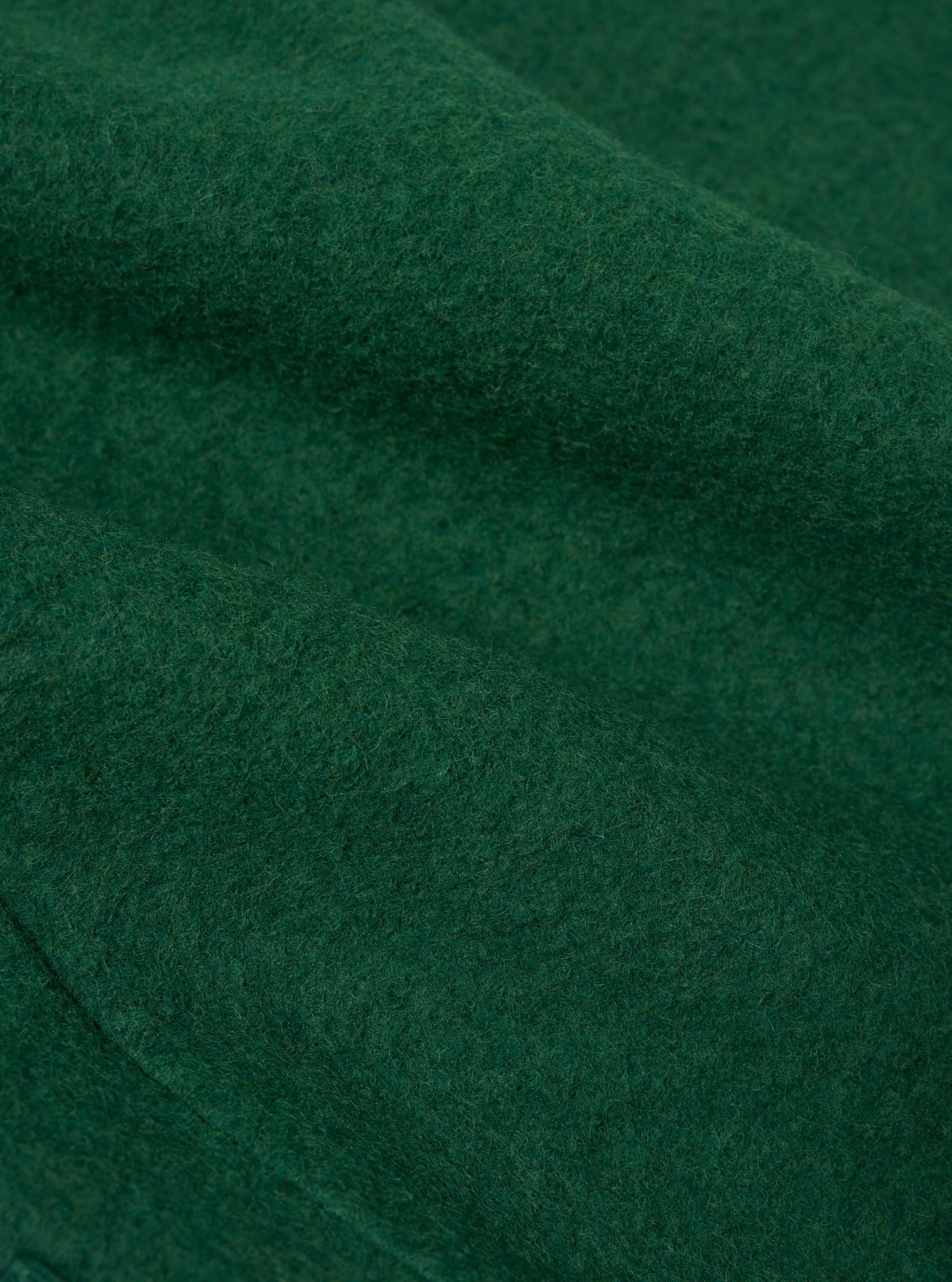 Green Wool Fleece Zip Waistcoat - Image 4